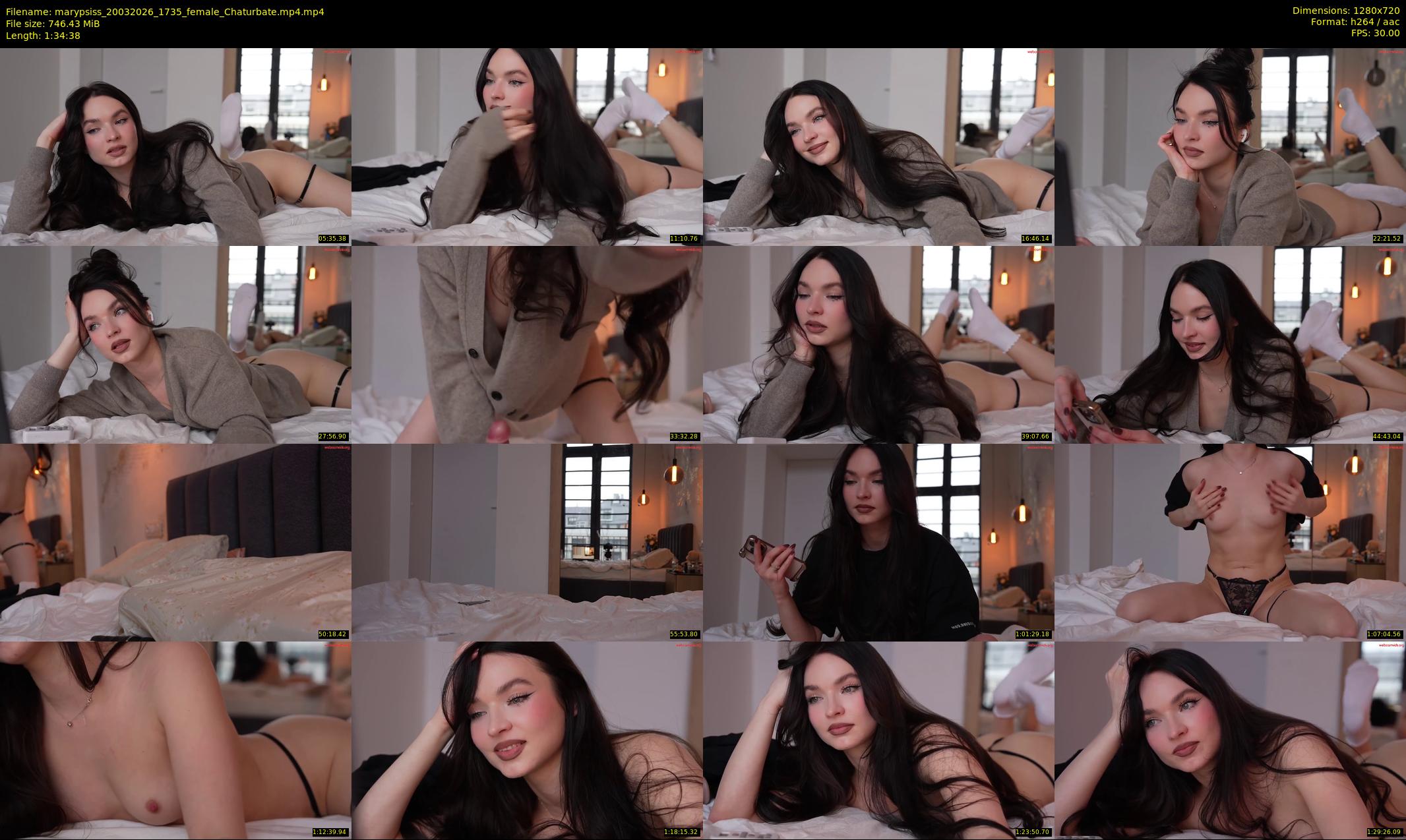 marypsiss — 95 minute Chaturbate female cam show recording, 720p, Mar 20, 2026