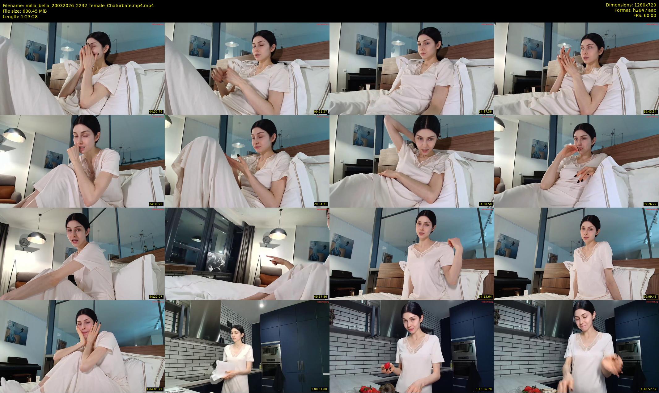 milla_bella — 84 minute Chaturbate female cam show recording, 720p, Mar 20, 2026