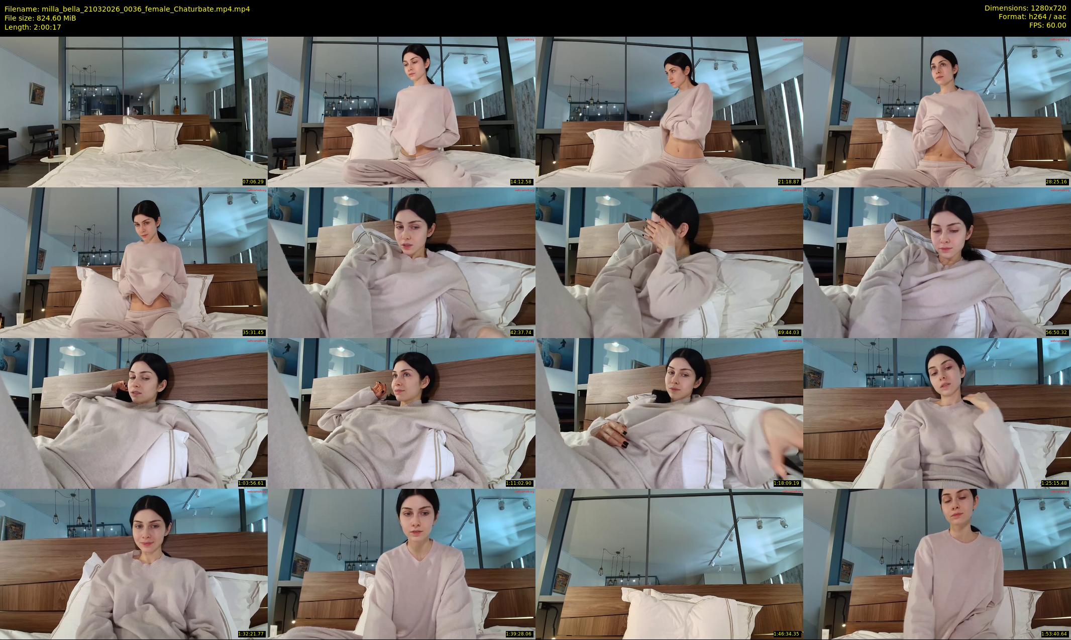 milla_bella — 121 minute Chaturbate female cam show recording, 720p, Mar 21, 2026