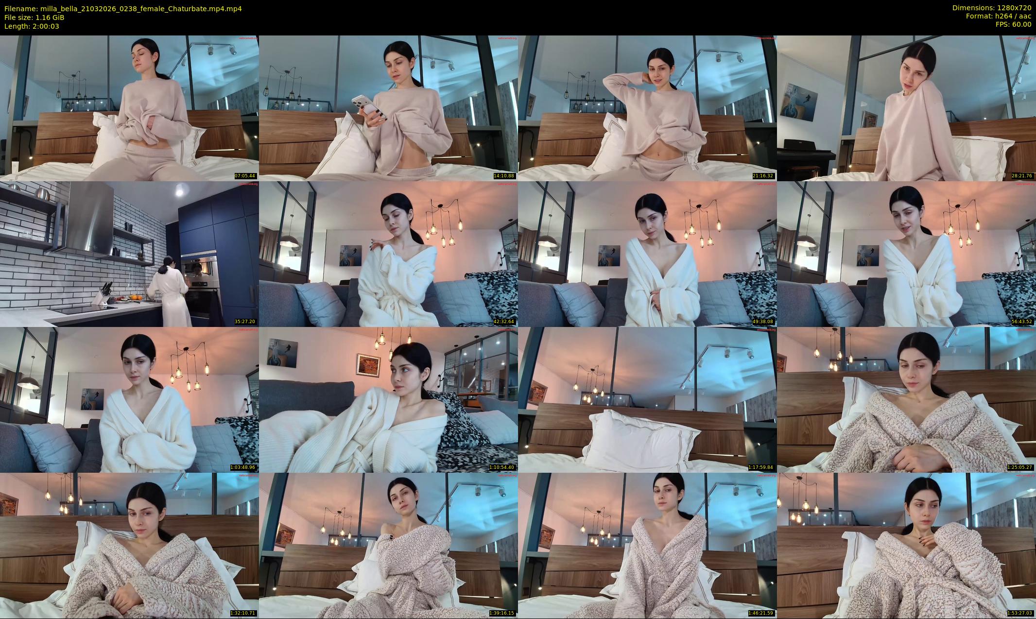 milla_bella — 121 minute Chaturbate female cam show recording, 720p, Mar 21, 2026