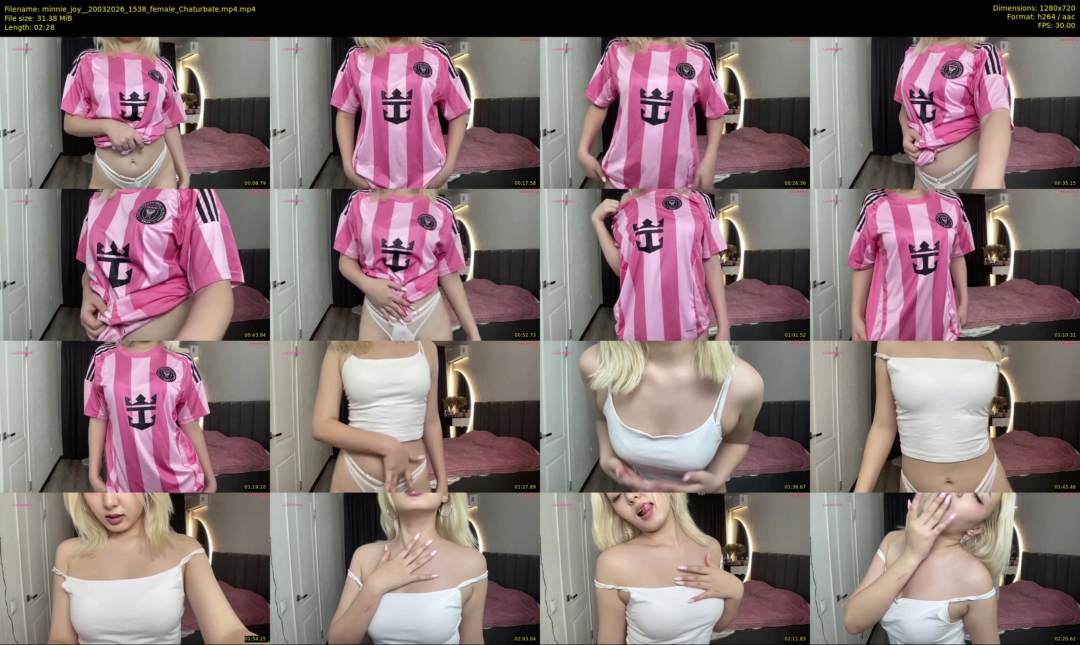 minnie_joy_ — 3 minute Chaturbate female cam show recording, 720p, Mar 20, 2026