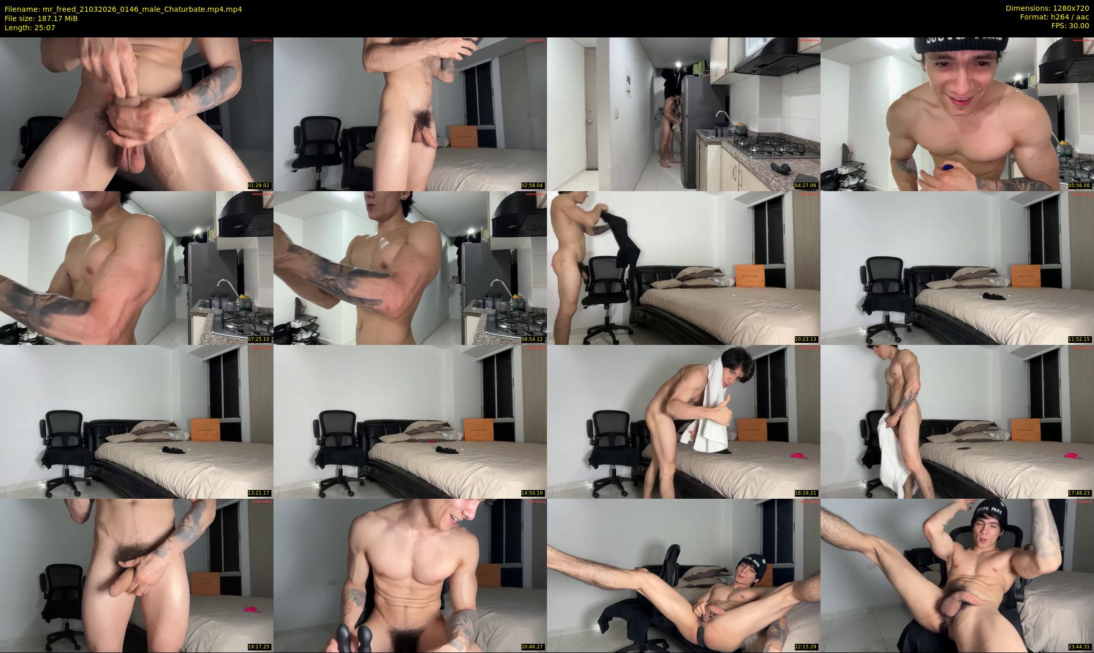 mr_freed — 26 minute Chaturbate male cam show recording, 720p, Mar 21, 2026