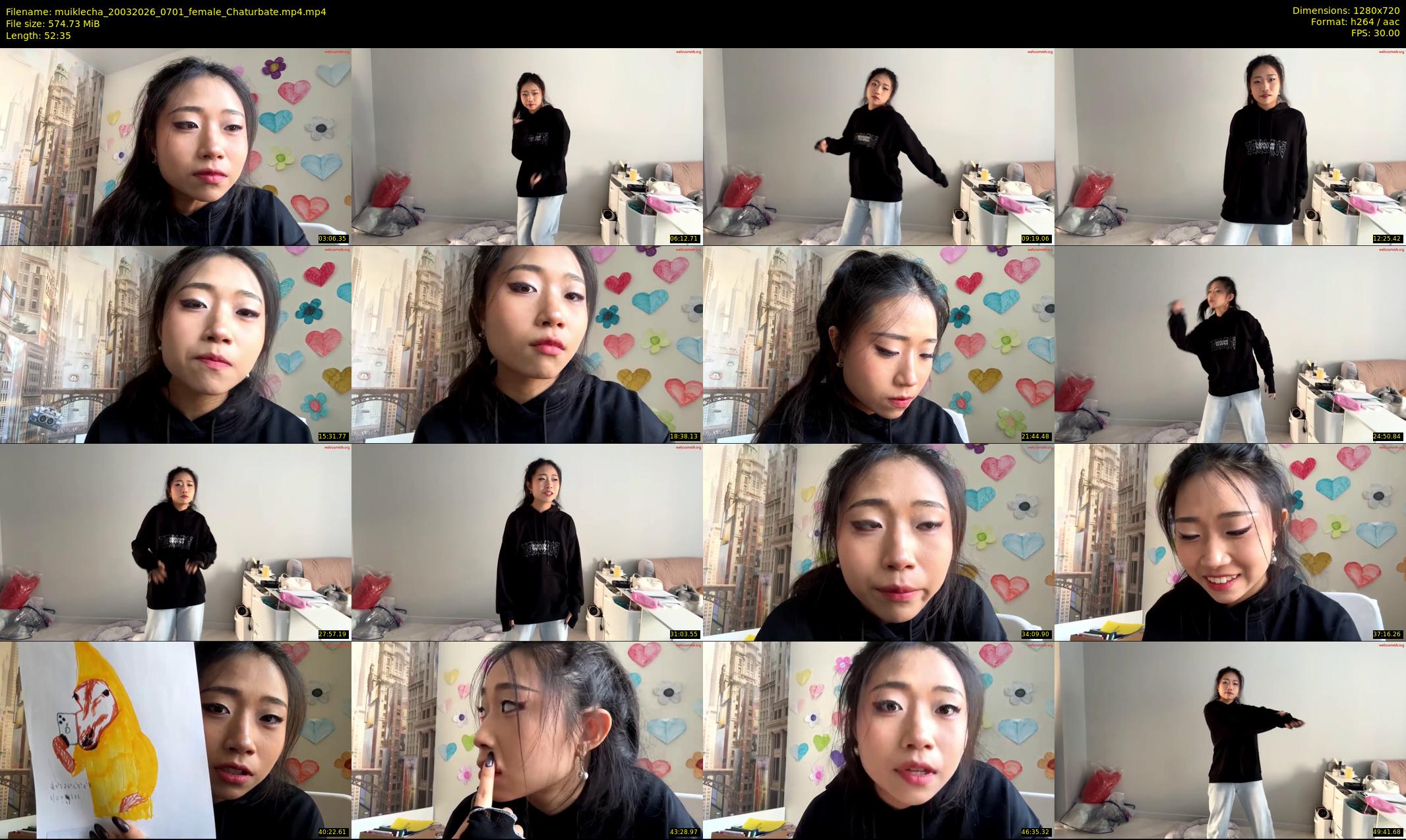 muiklecha — 53 minute Chaturbate female cam show recording, 720p, Mar 20, 2026