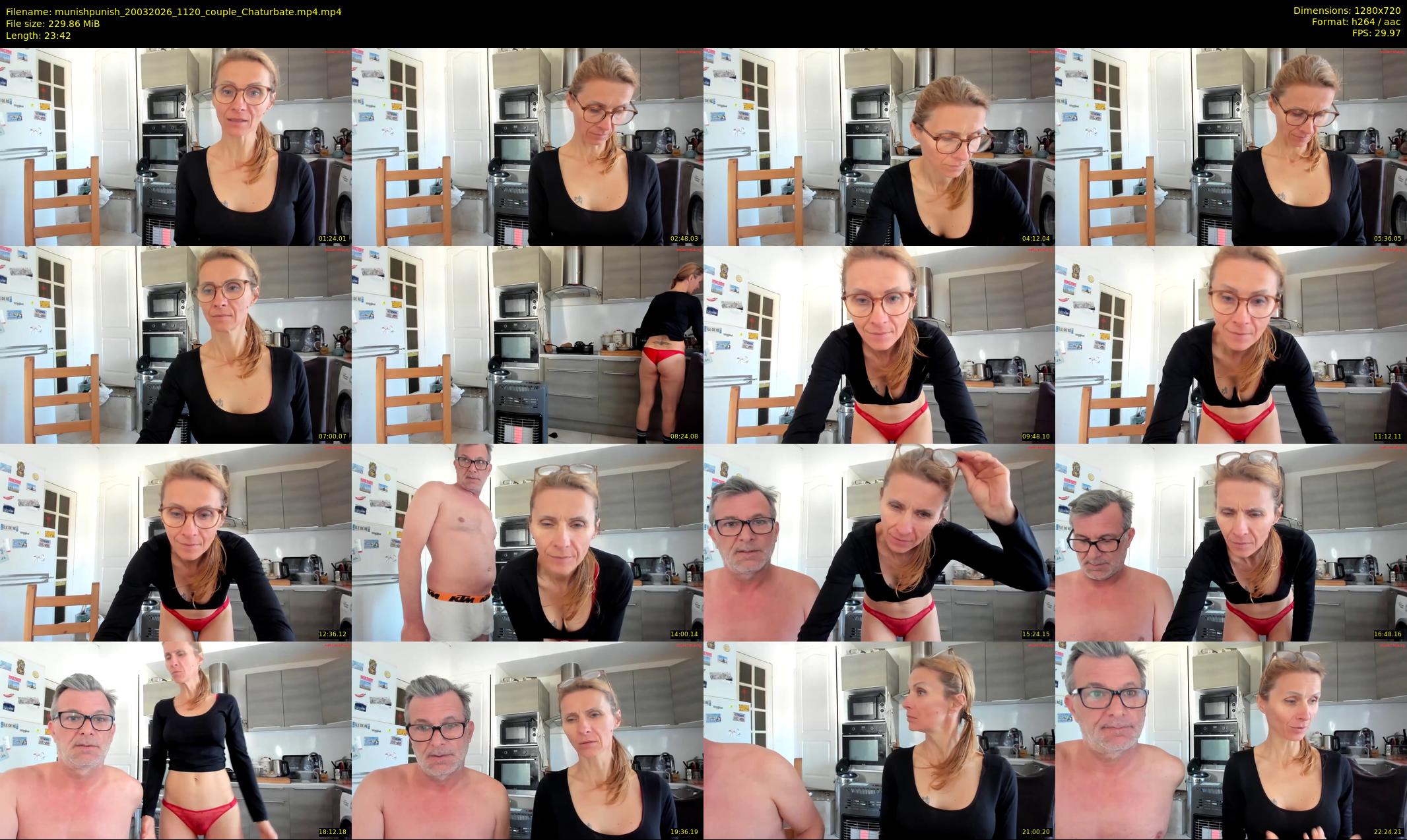 munishpunish — 24 minute Chaturbate couple cam show recording, 720p, Mar 20, 2026