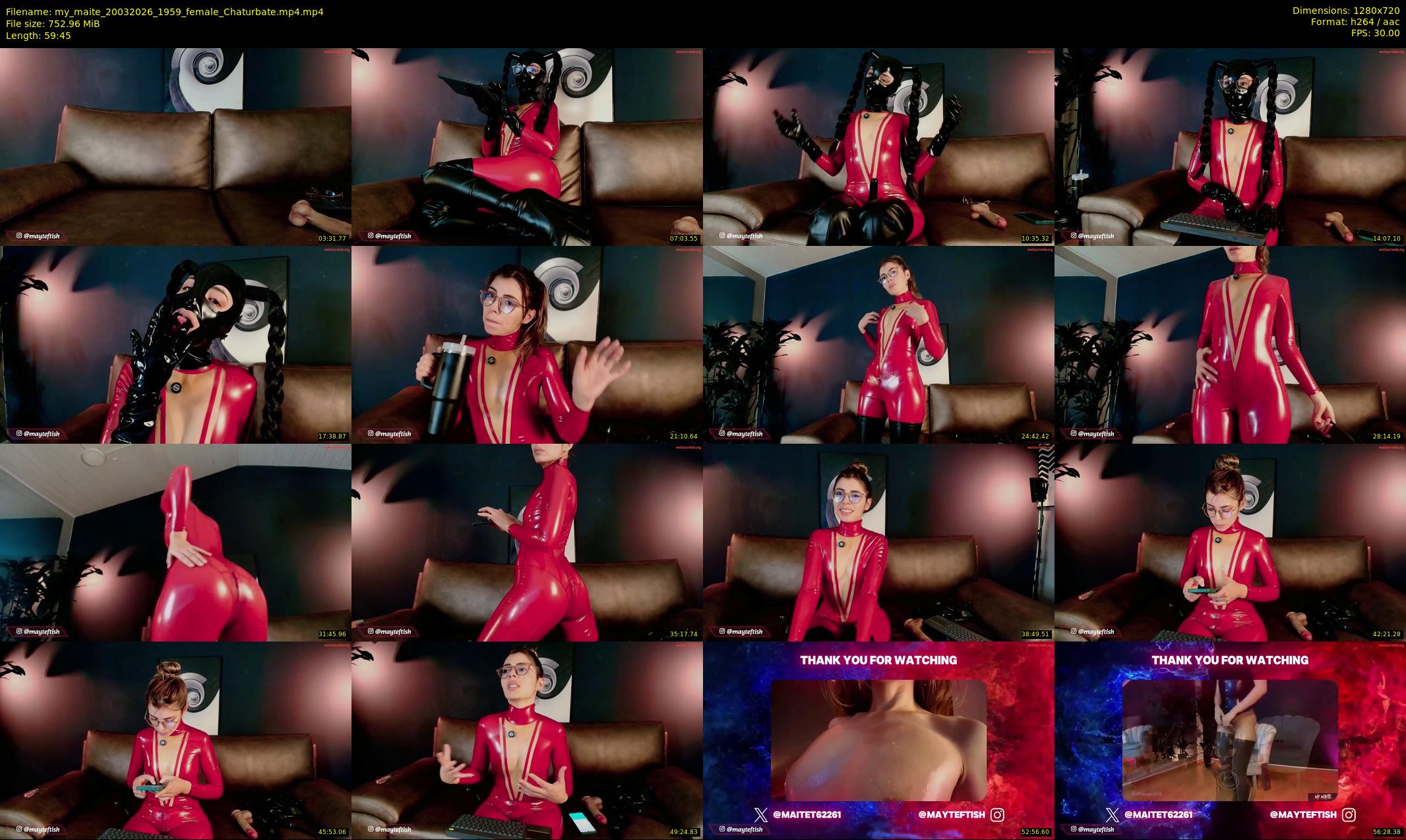 my_maite — 60 minute Chaturbate female cam show recording, 720p, Mar 20, 2026