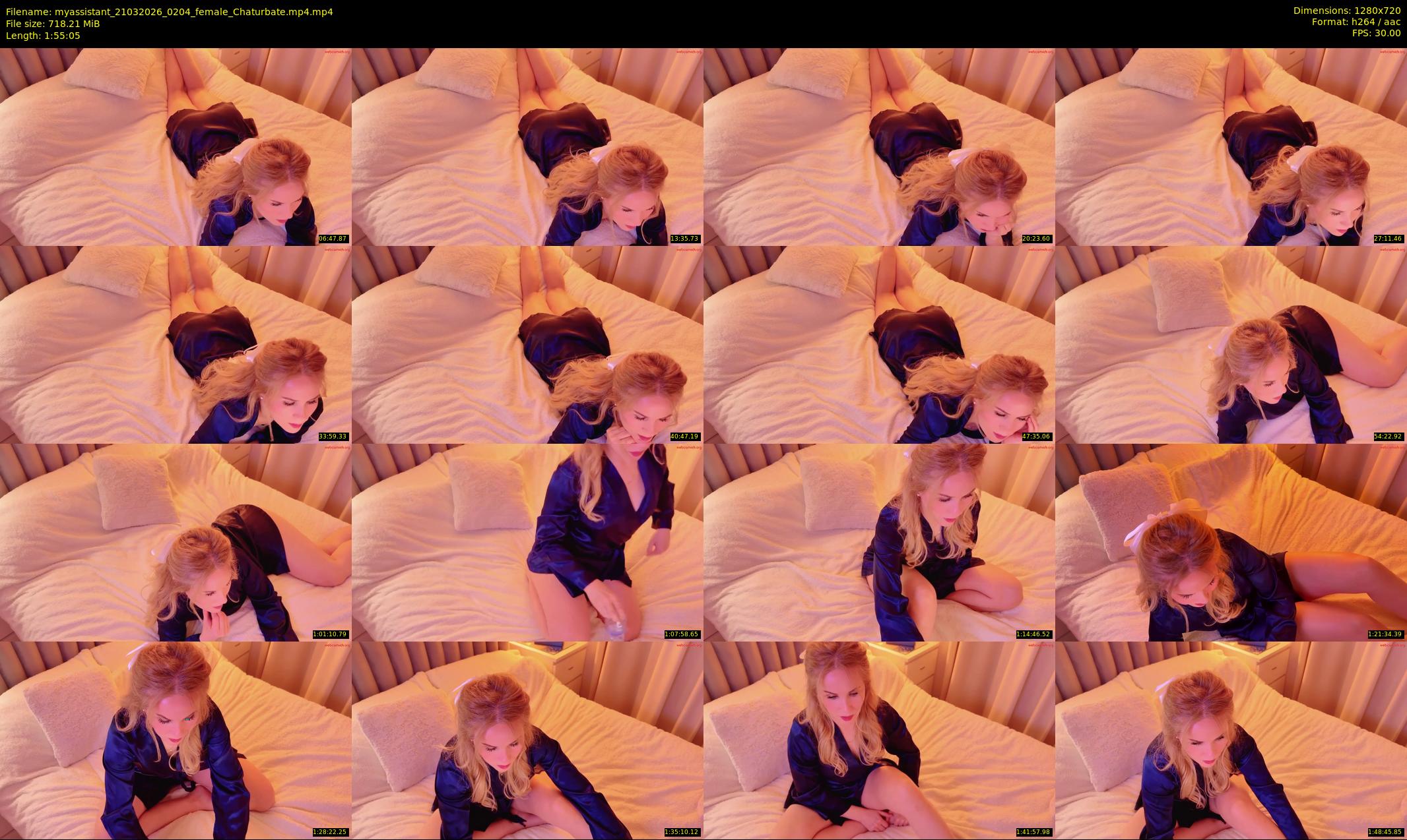 myassistant — 116 minute Chaturbate female cam show recording, 720p, Mar 21, 2026