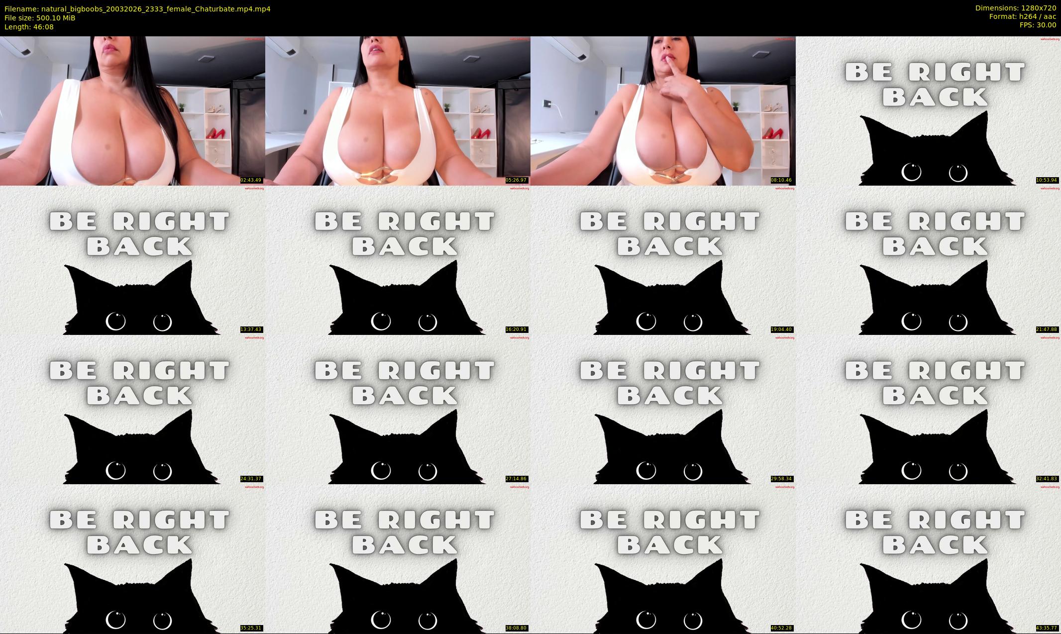 natural_bigboobs — 47 minute Chaturbate female cam show recording, 720p, Mar 20, 2026