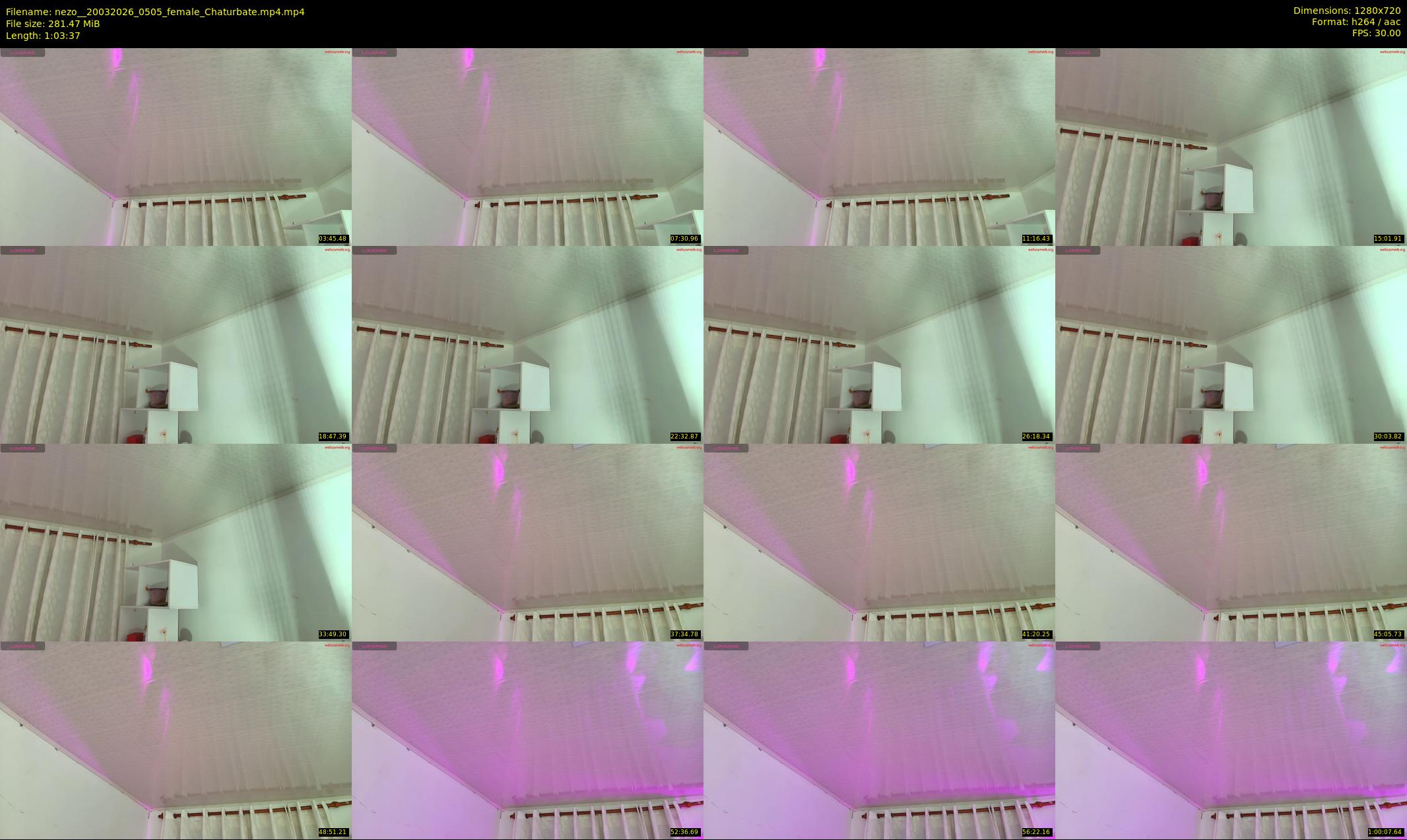 nezo_ — 64 minute Chaturbate female cam show recording, 720p, Mar 20, 2026