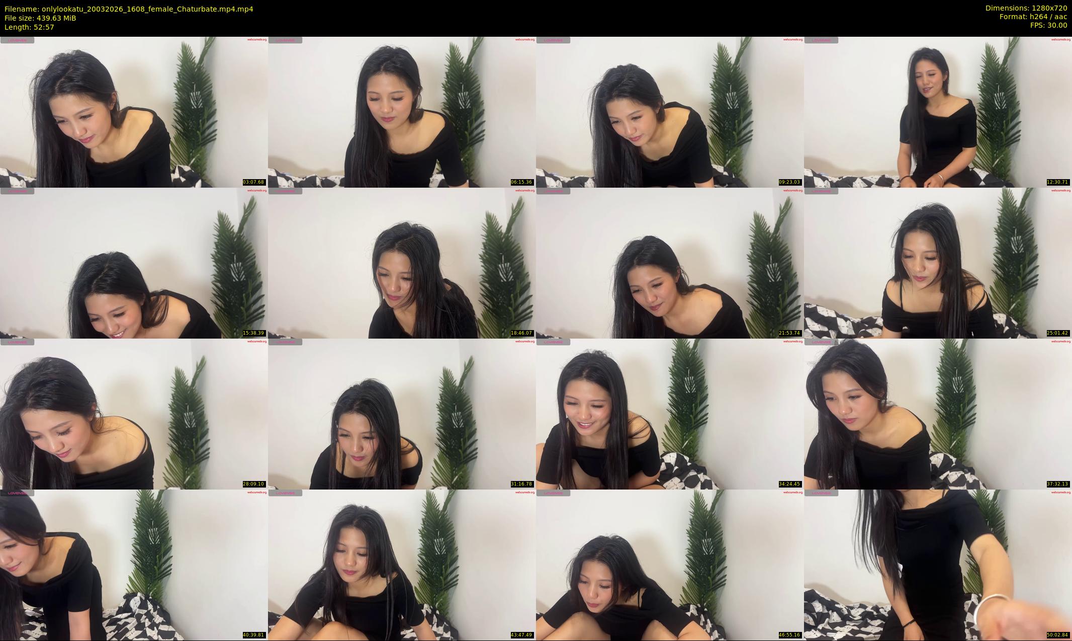 onlylookatu — 53 minute Chaturbate female cam show recording, 720p, Mar 20, 2026