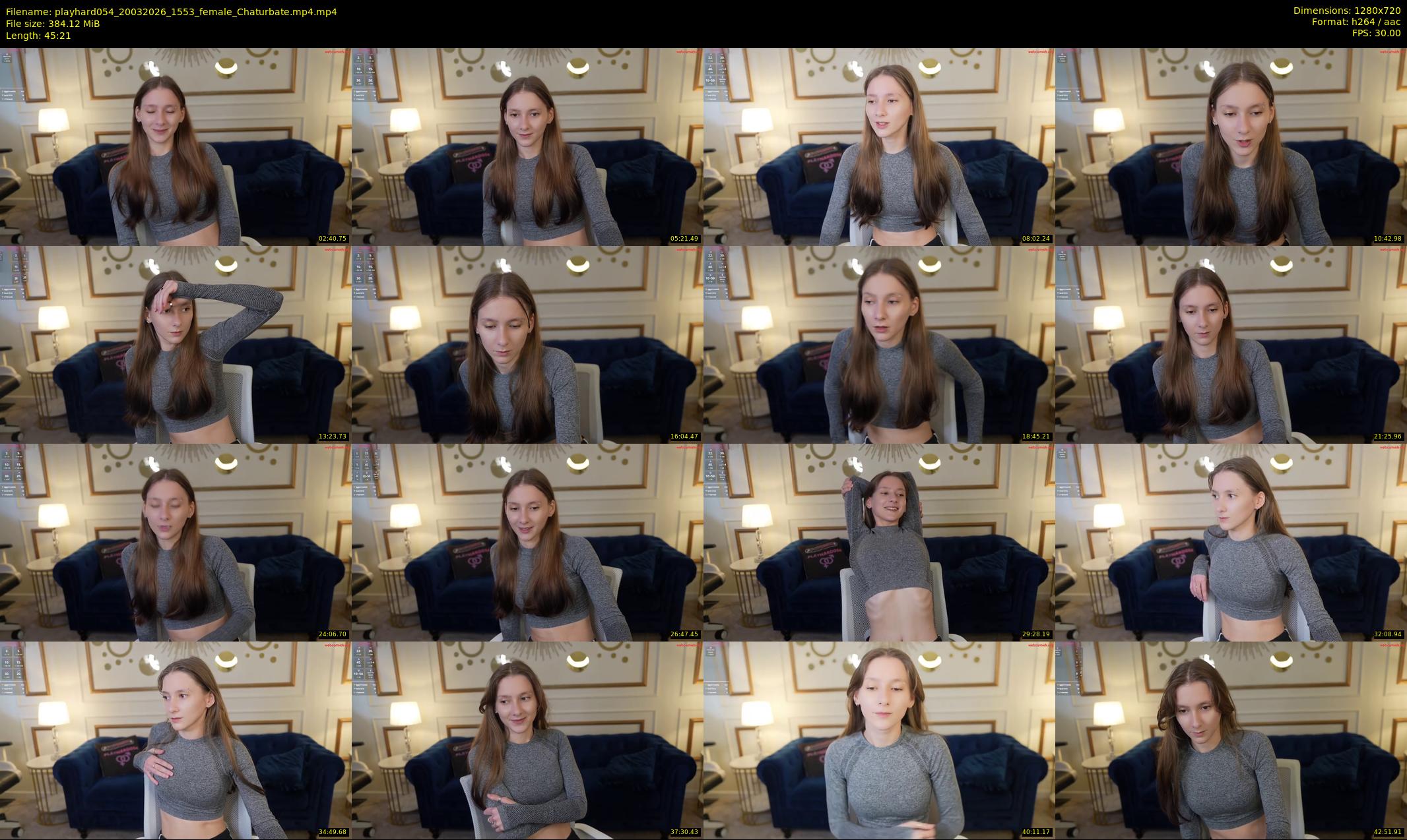 playhard054 — 46 minute Chaturbate couple cam show recording, 720p, Mar 20, 2026