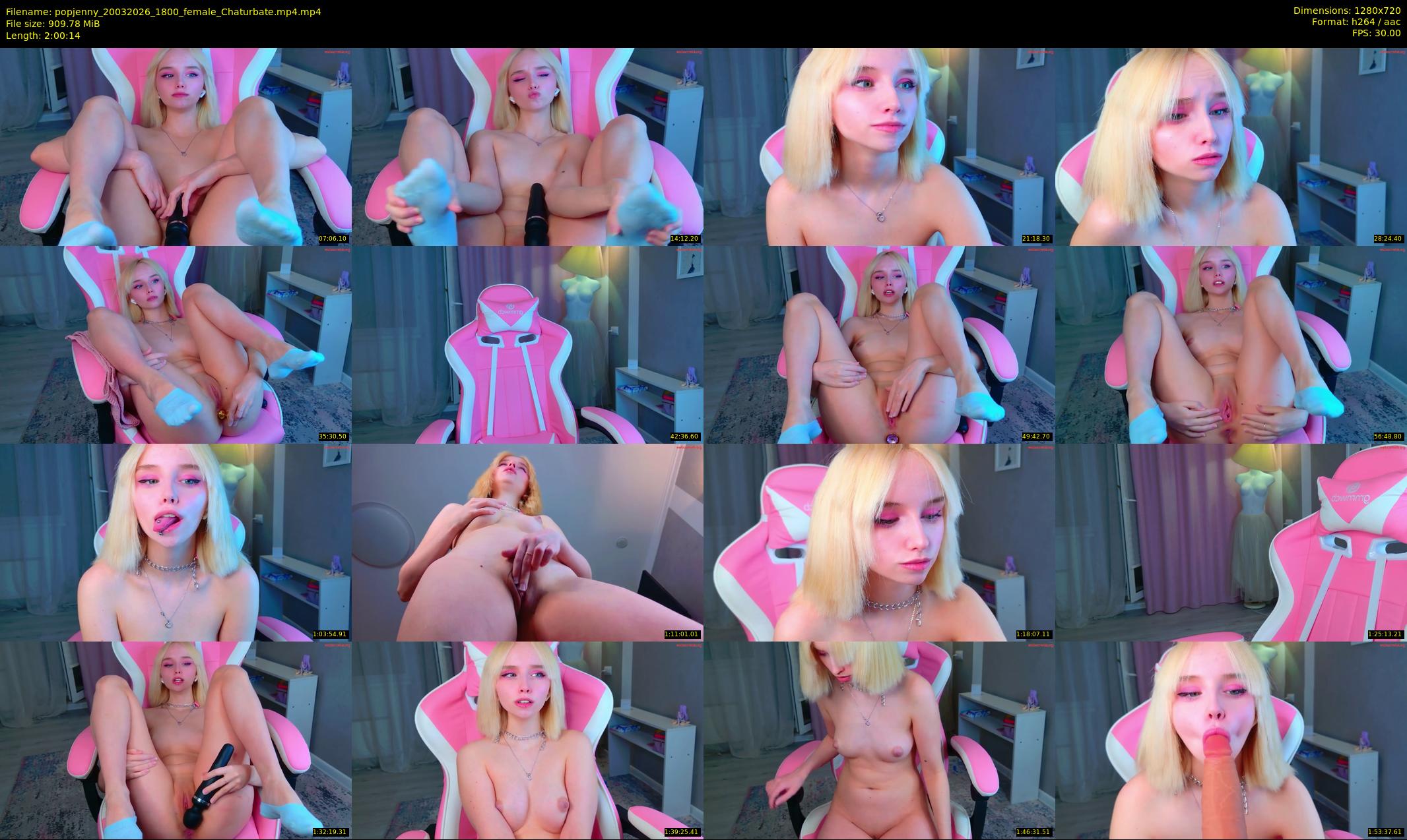 popjenny — 121 minute Chaturbate female cam show recording, 720p, Mar 20, 2026