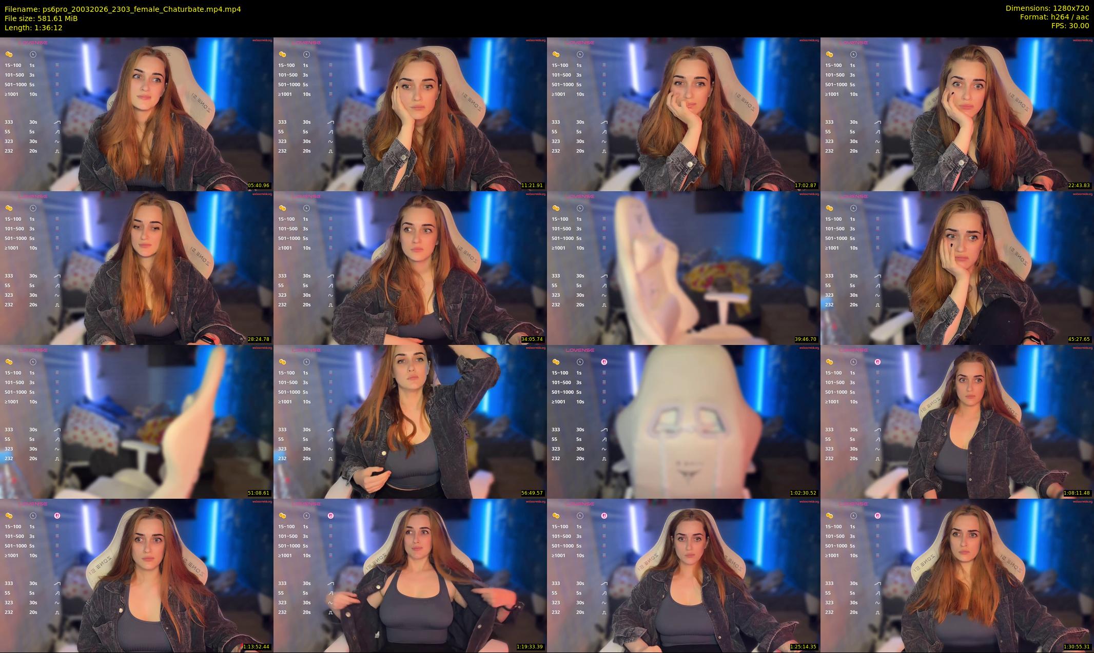 ps6pro — 97 minute Chaturbate female cam show recording, 720p, Mar 20, 2026