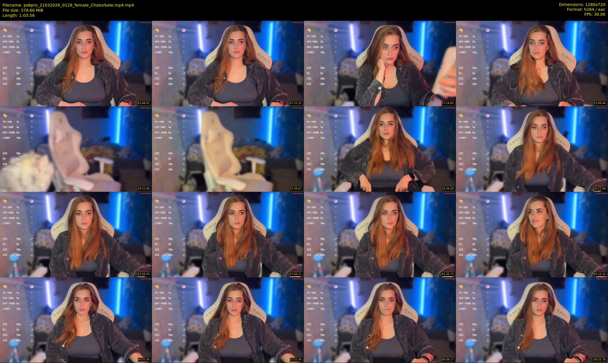 ps6pro — 64 minute Chaturbate female cam show recording, 720p, Mar 21, 2026