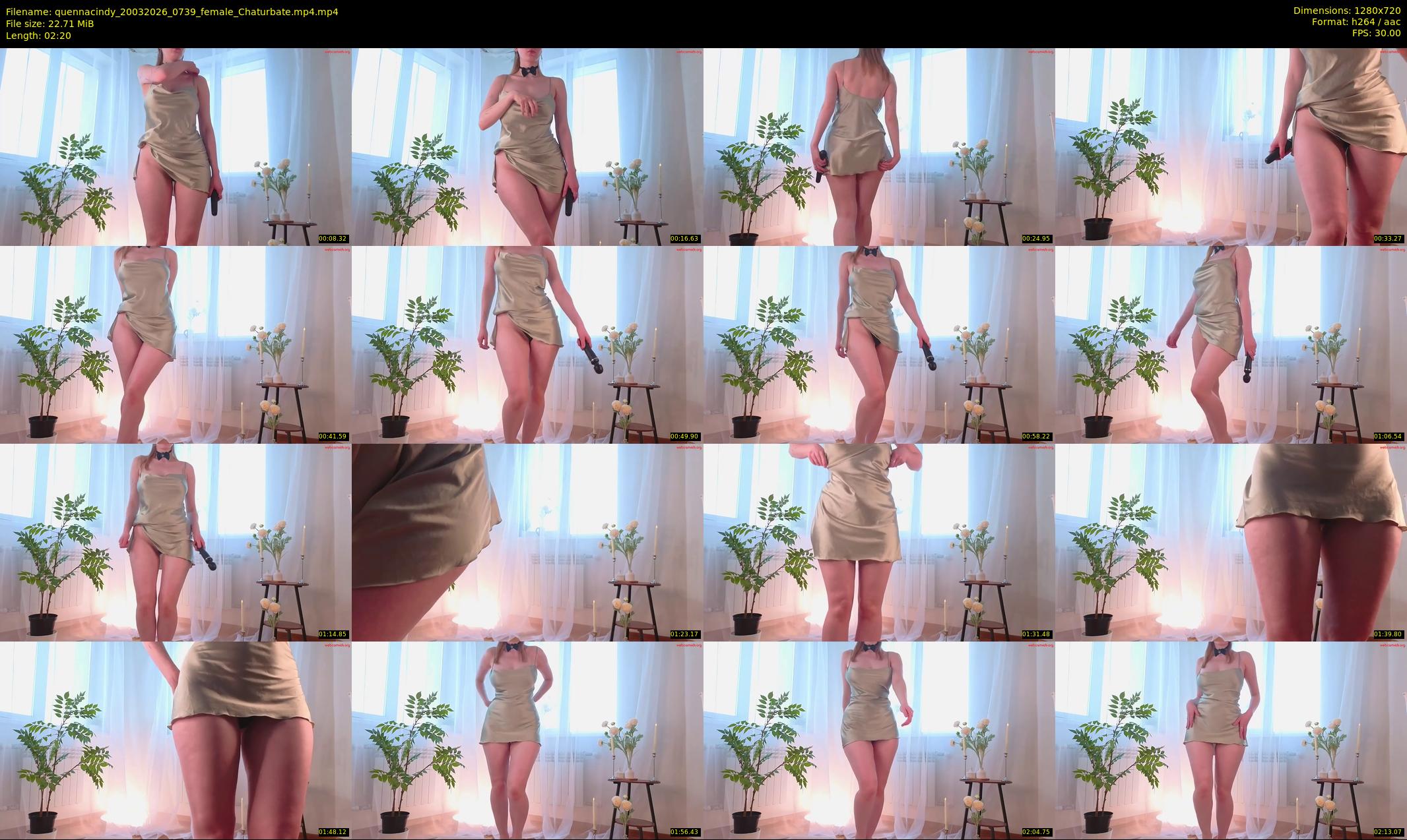quennacindy — 3 minute Chaturbate female cam show recording, 720p, Mar 20, 2026