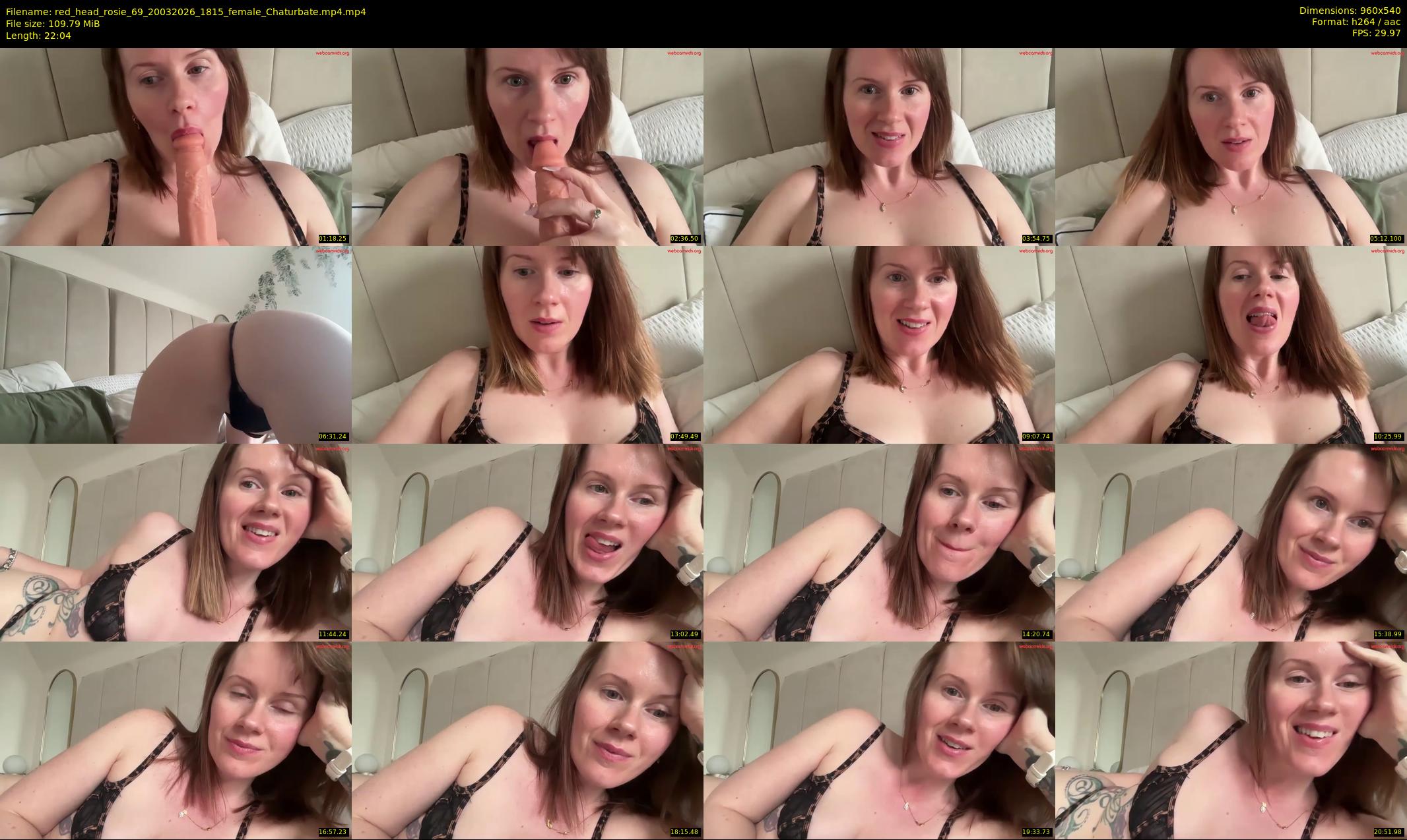red_head_rosie_69 — 23 minute Chaturbate female cam show recording, 480p, Mar 20, 2026