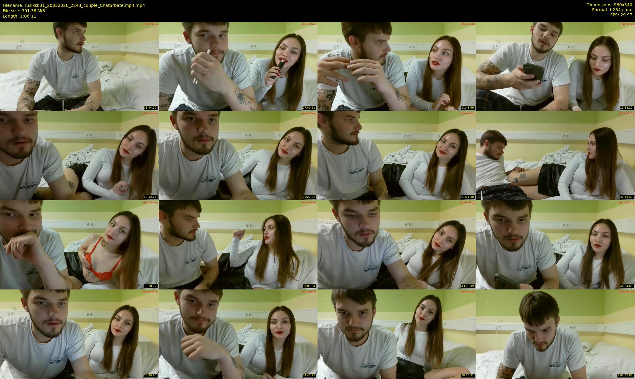 rusiksb31 — 67 minute Chaturbate couple cam show recording, 480p, Mar 20, 2026