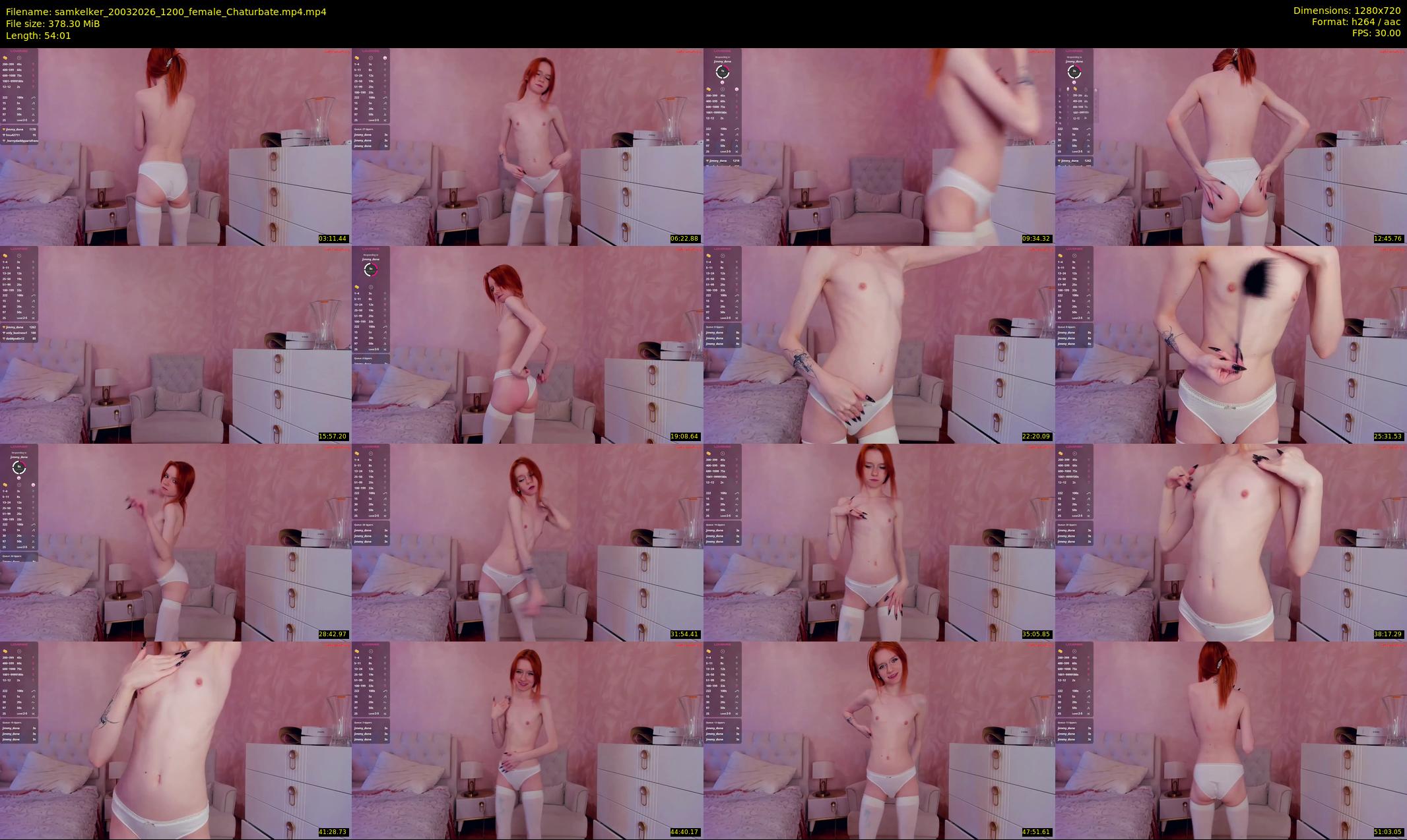 samkelker — 55 minute Chaturbate female cam show recording, 720p, Mar 20, 2026