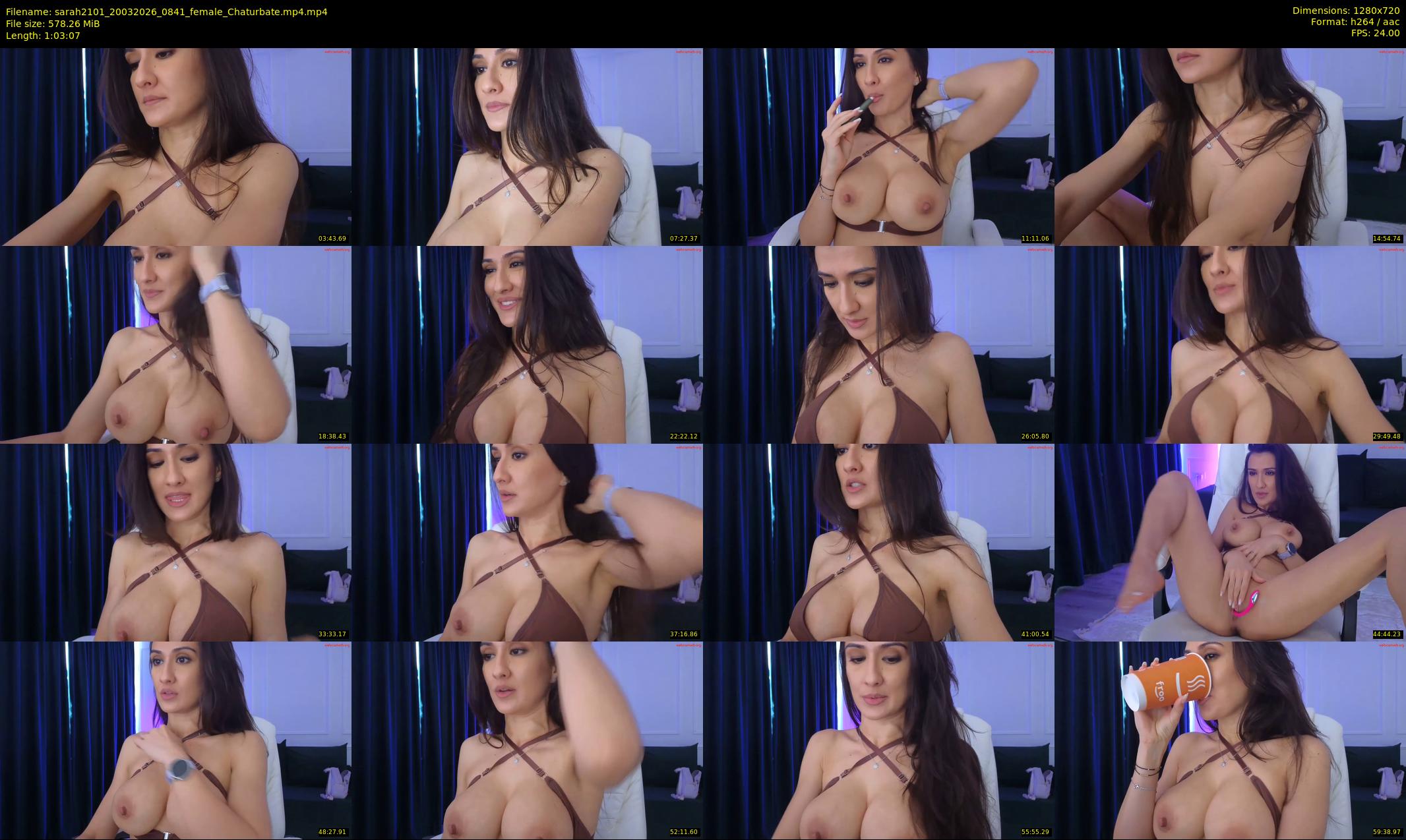 sarah2101 — 64 minute Chaturbate female cam show recording, 720p, Mar 20, 2026