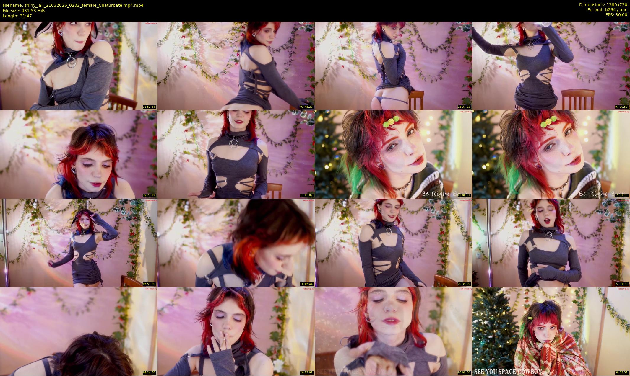 shiny_jail — 32 minute Chaturbate female cam show recording, 720p, Mar 21, 2026