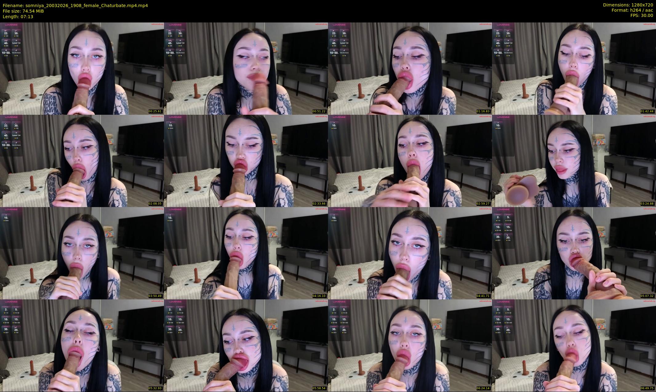 somniya — 8 minute Chaturbate couple cam show recording, 720p, Mar 20, 2026