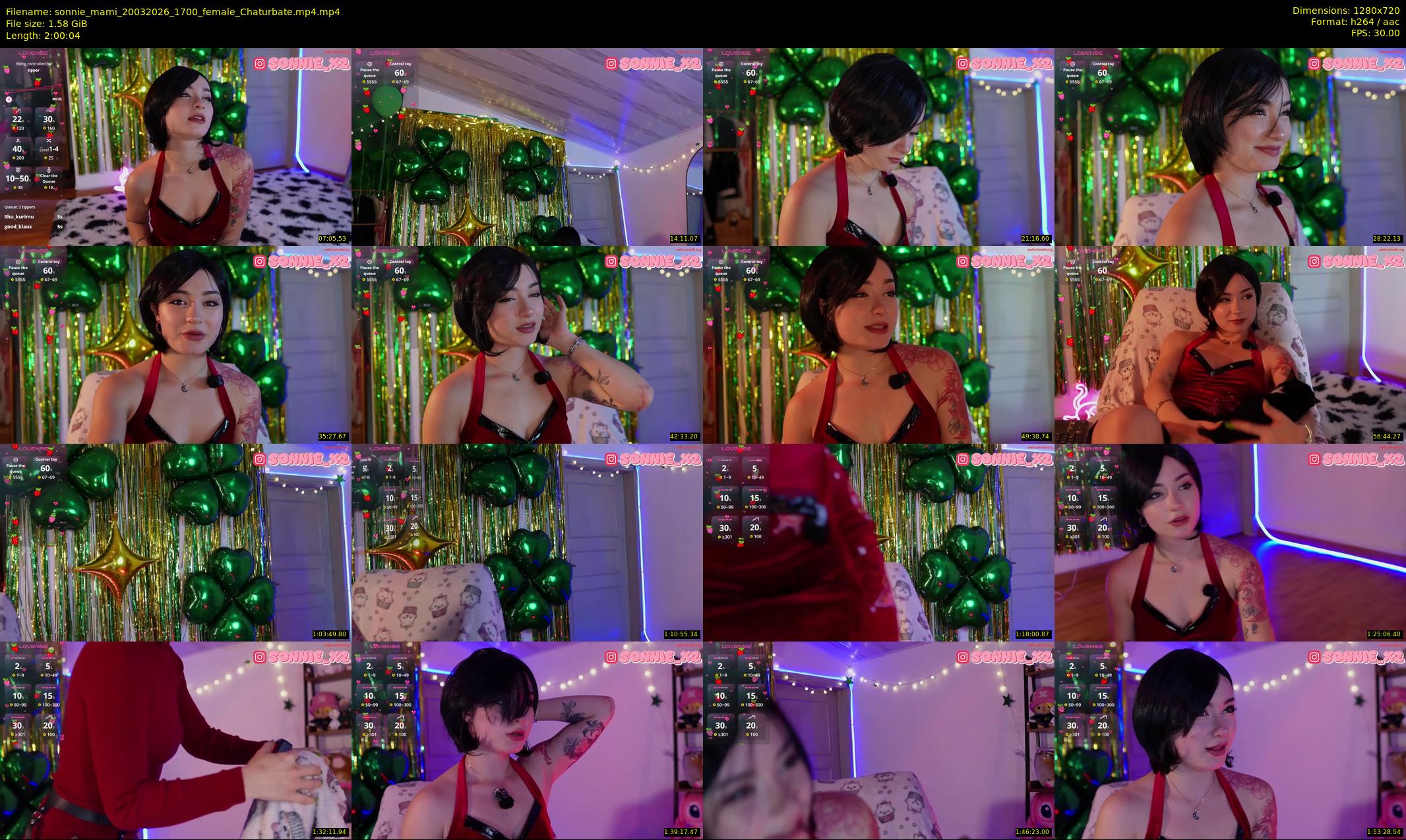 sonnie_mami — 121 minute Chaturbate female cam show recording, 720p, Mar 20, 2026