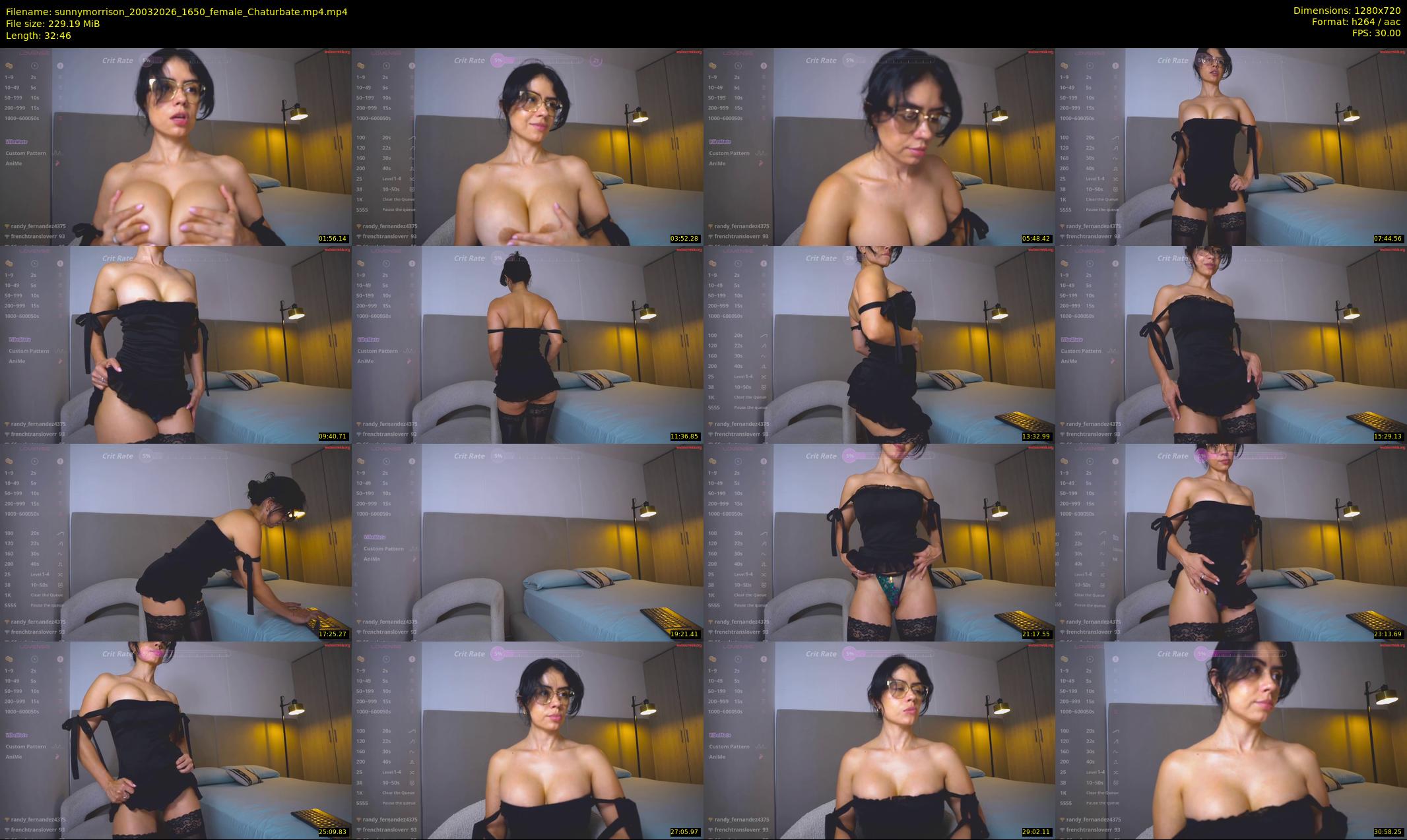 sunnymorrison — 33 minute Chaturbate female cam show recording, 720p, Mar 20, 2026