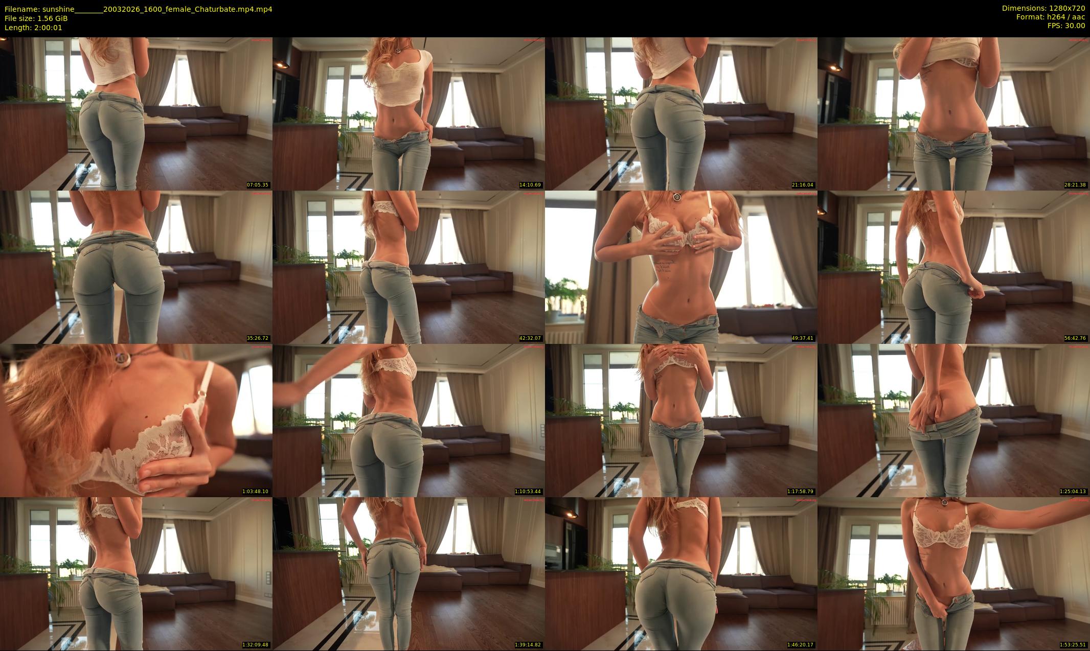 sunshine_______ — 121 minute Chaturbate female cam show recording, 720p, Mar 20, 2026