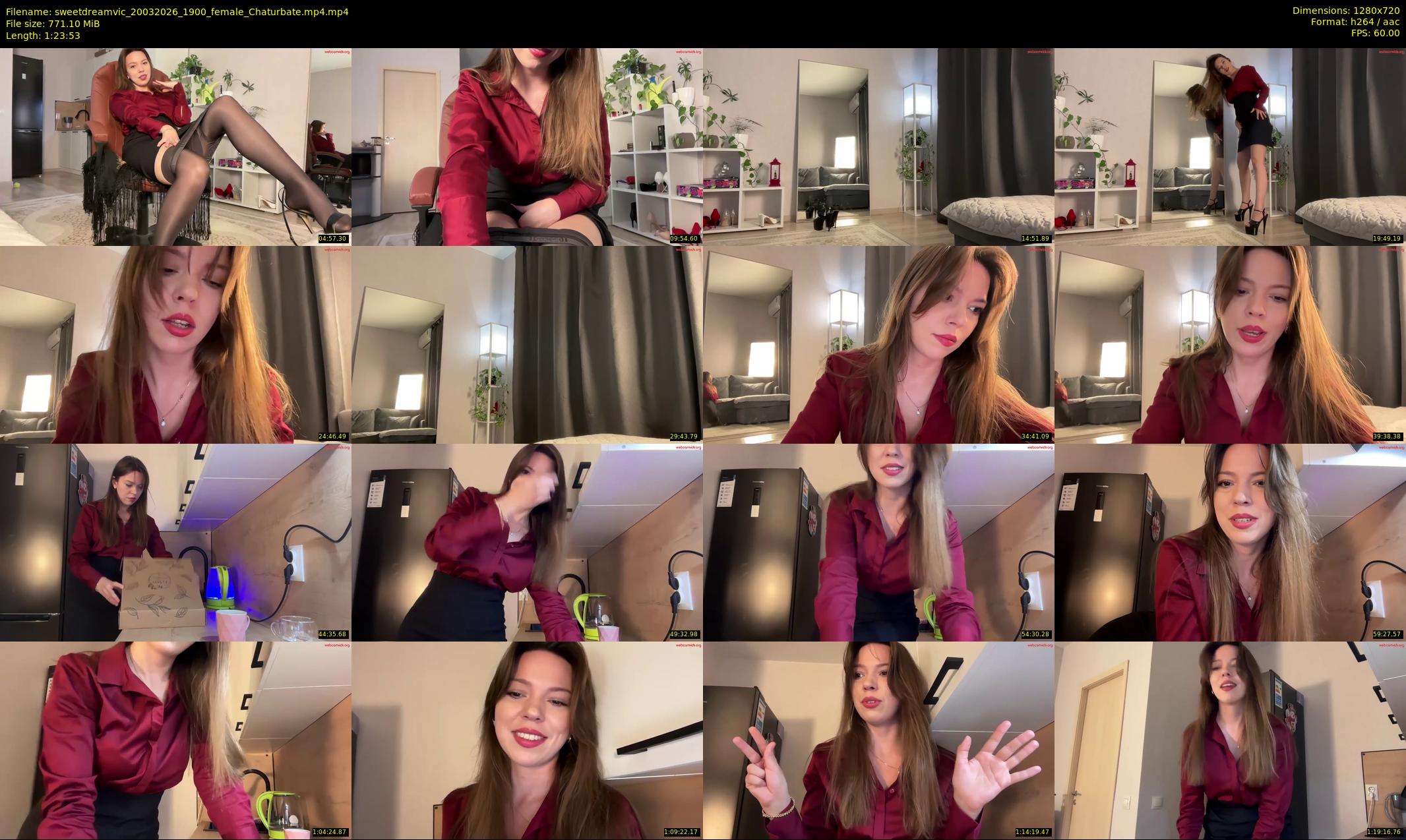 sweetdreamvic — 84 minute Chaturbate female cam show recording, 720p, Mar 20, 2026