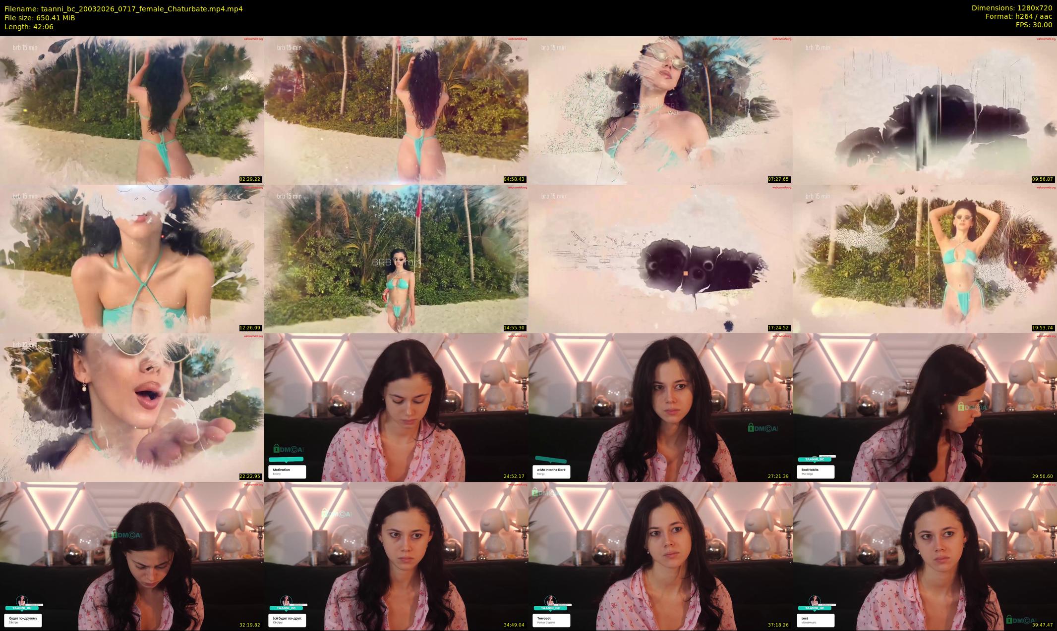 taanni_bc — 43 minute Chaturbate female cam show recording, 720p, Mar 20, 2026