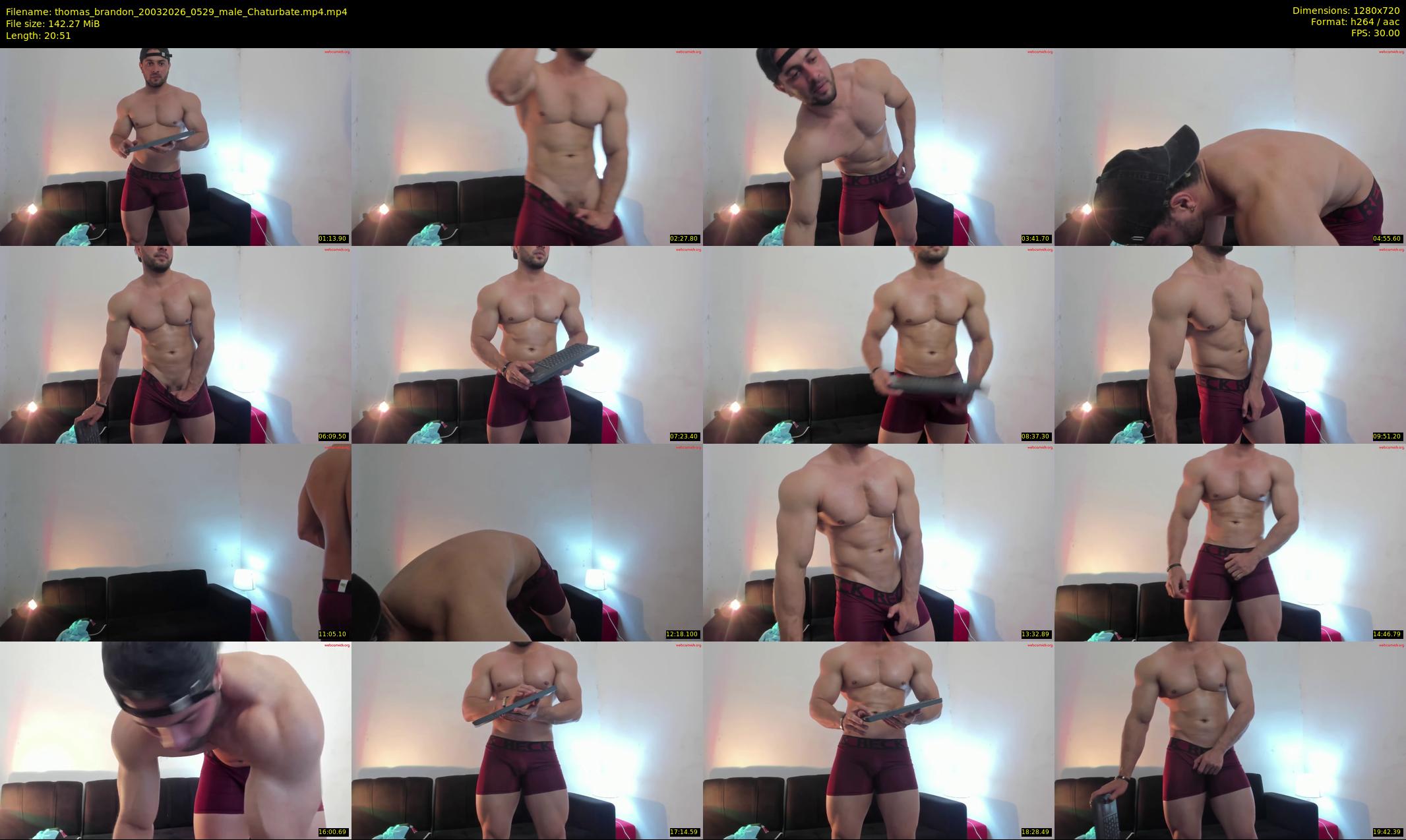 thomas_brandon — 21 minute Chaturbate male cam show recording, 720p, Mar 20, 2026