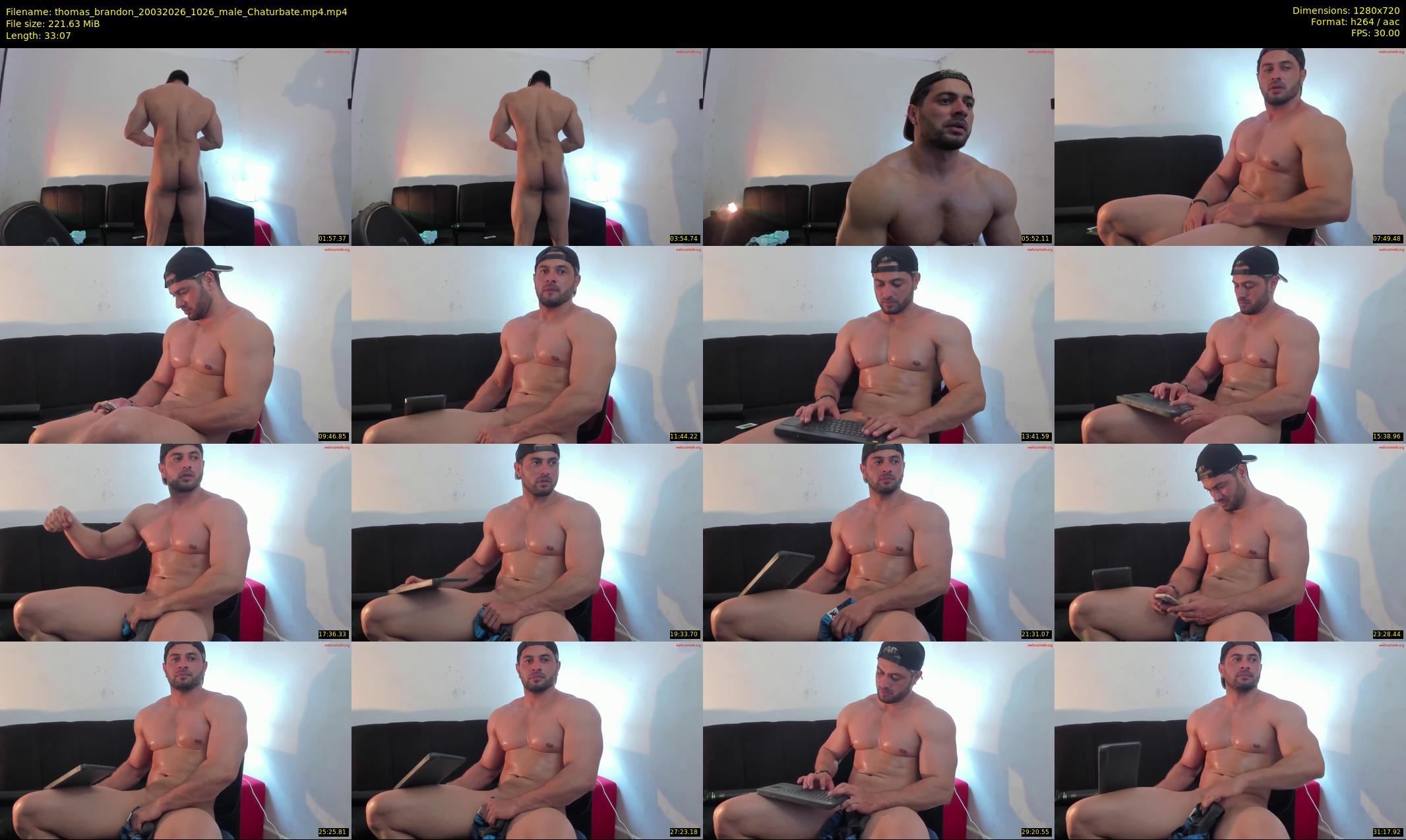 thomas_brandon — 34 minute Chaturbate male cam show recording, 720p, Mar 20, 2026