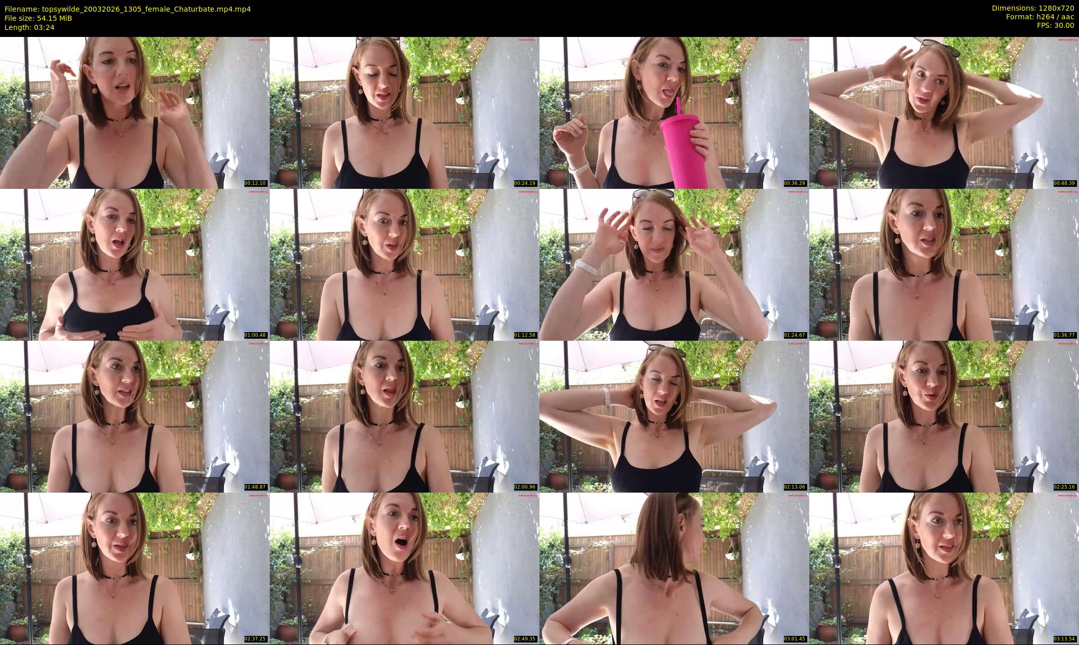 topsywilde — 4 minute Chaturbate female cam show recording, 720p, Mar 20, 2026