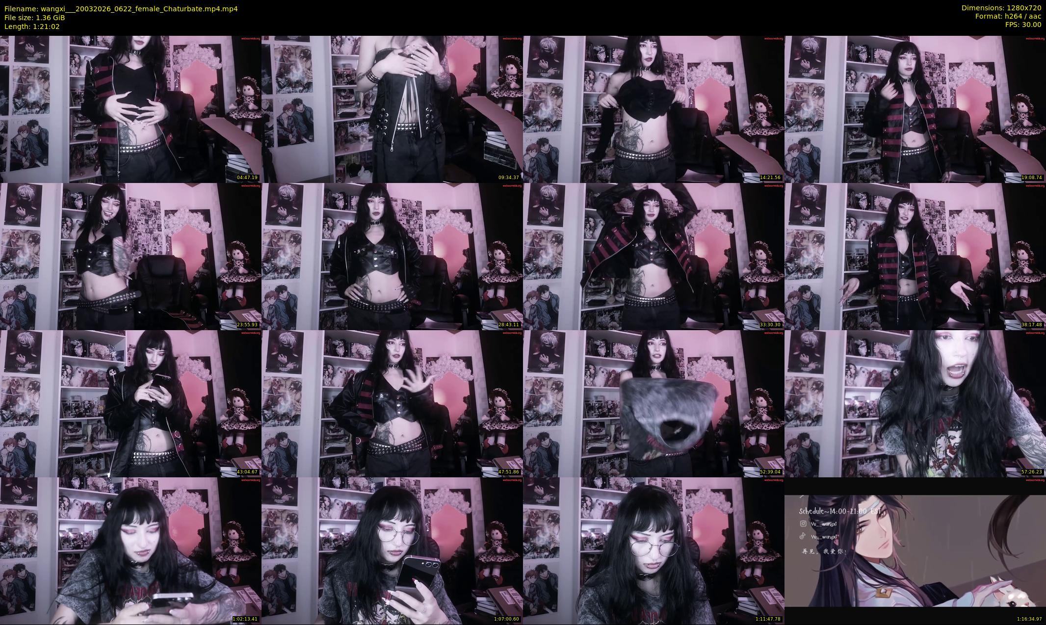 wangxi__ — 82 minute Chaturbate female cam show recording, 720p, Mar 20, 2026