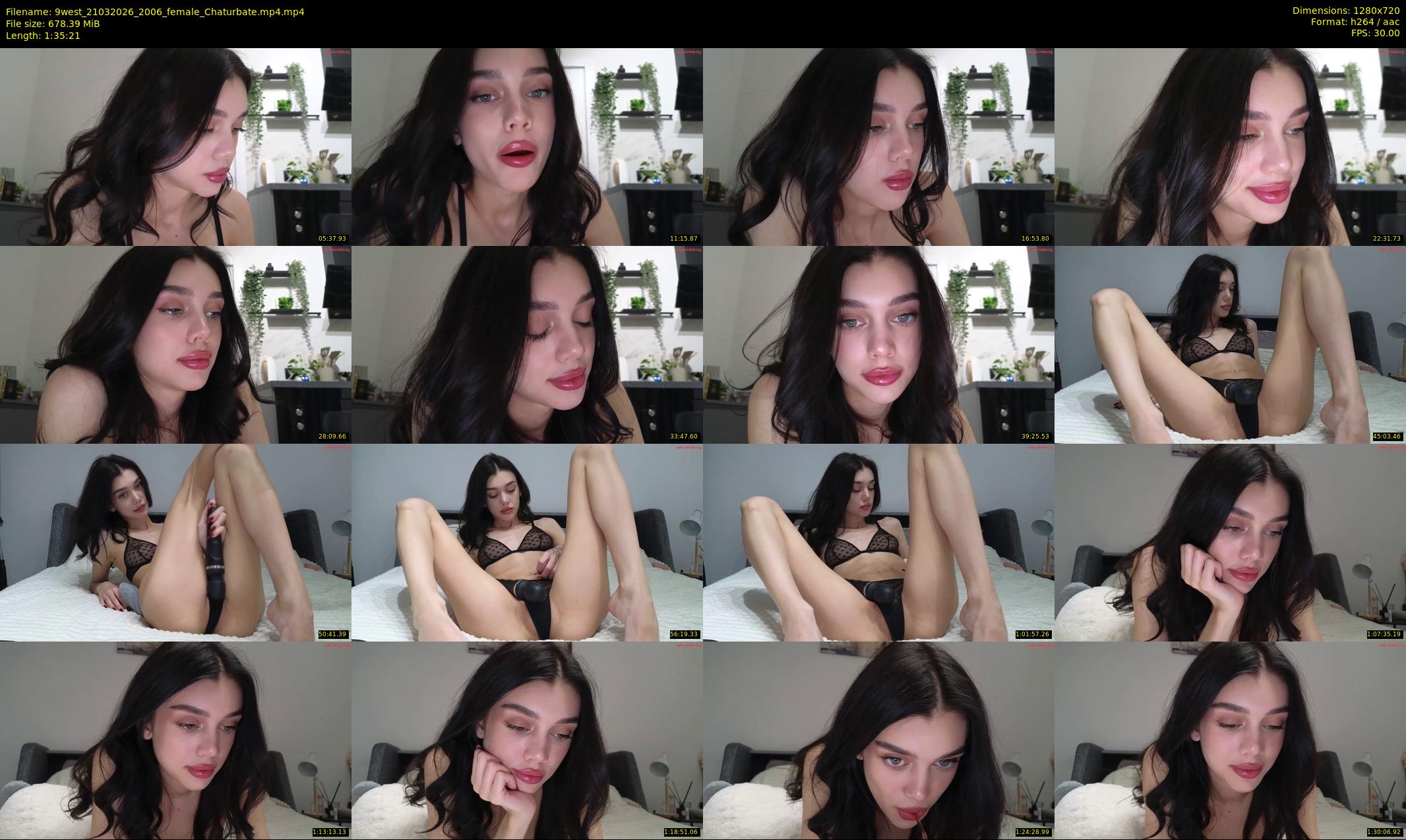 9west — 96 minute Chaturbate female cam show recording, 720p, Mar 21, 2026