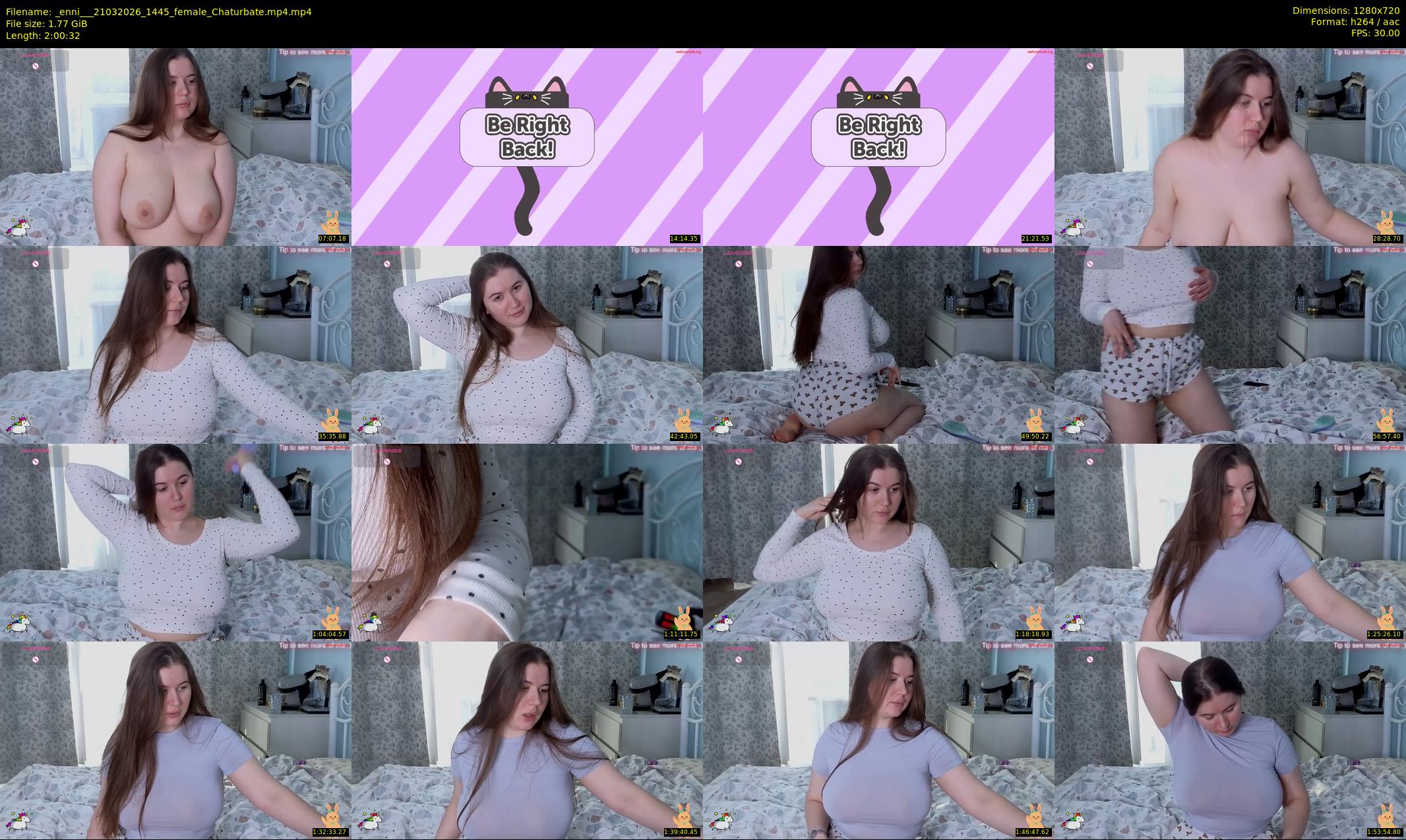 _enni__ — 121 minute Chaturbate female cam show recording, 720p, Mar 21, 2026