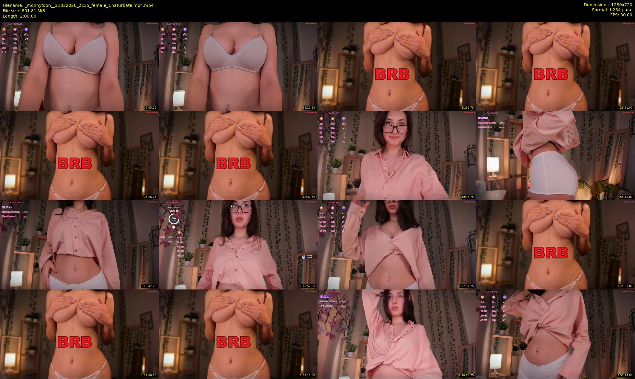 _monnytoon_ — 120 minute Chaturbate female cam show recording, 720p, Mar 21, 2026