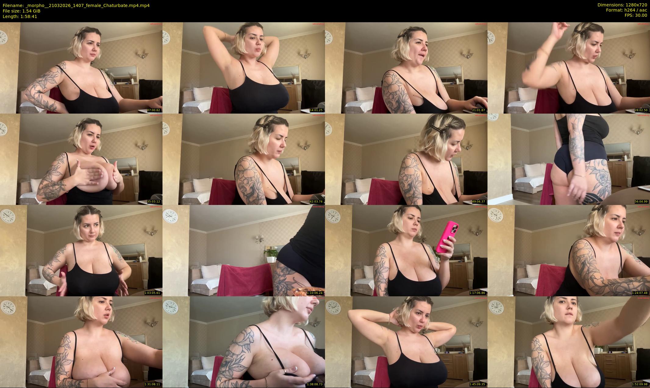 _morpho_ — 119 minute Chaturbate female cam show recording, 720p, Mar 21, 2026