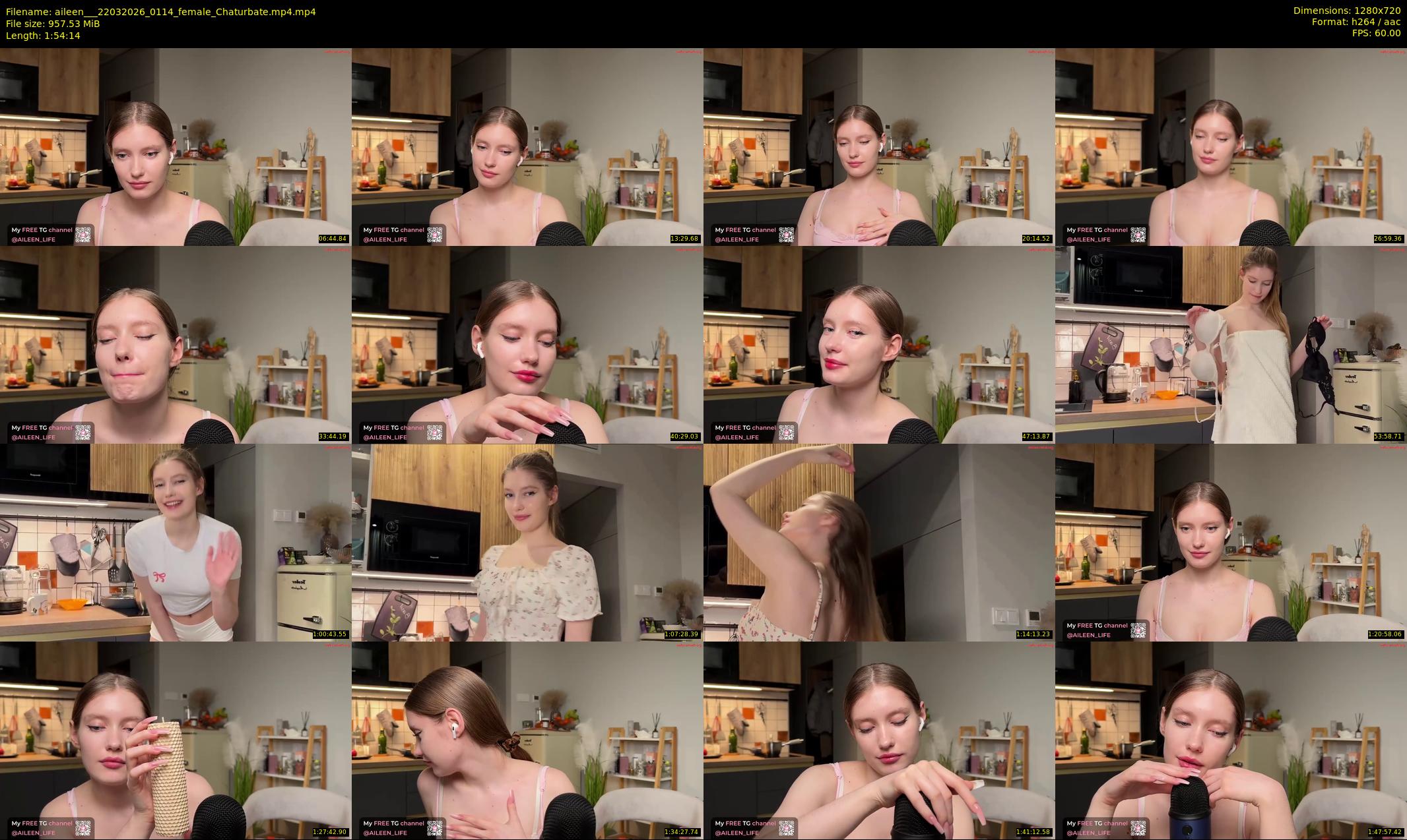 aileen__ — 115 minute Chaturbate female cam show recording, 720p, Mar 22, 2026