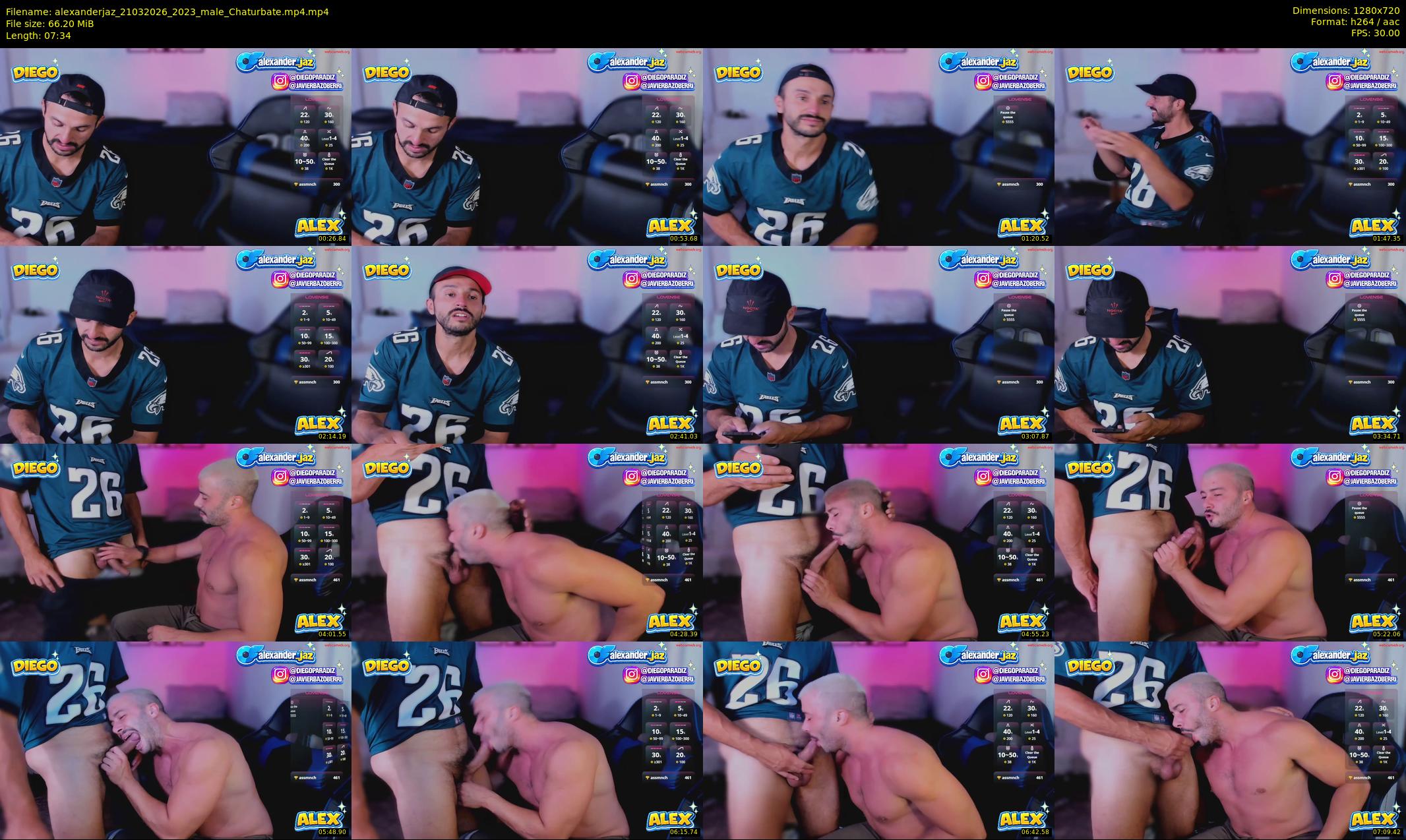 alexanderjaz — 8 minute Chaturbate male cam show recording, 720p, Mar 21, 2026