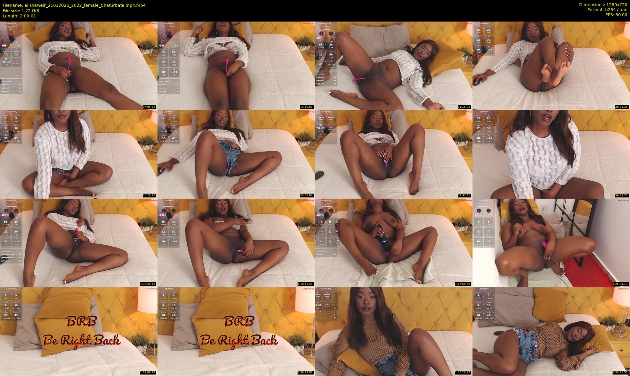 alishaweir — 121 minute Chaturbate female cam show recording, 720p, Mar 21, 2026