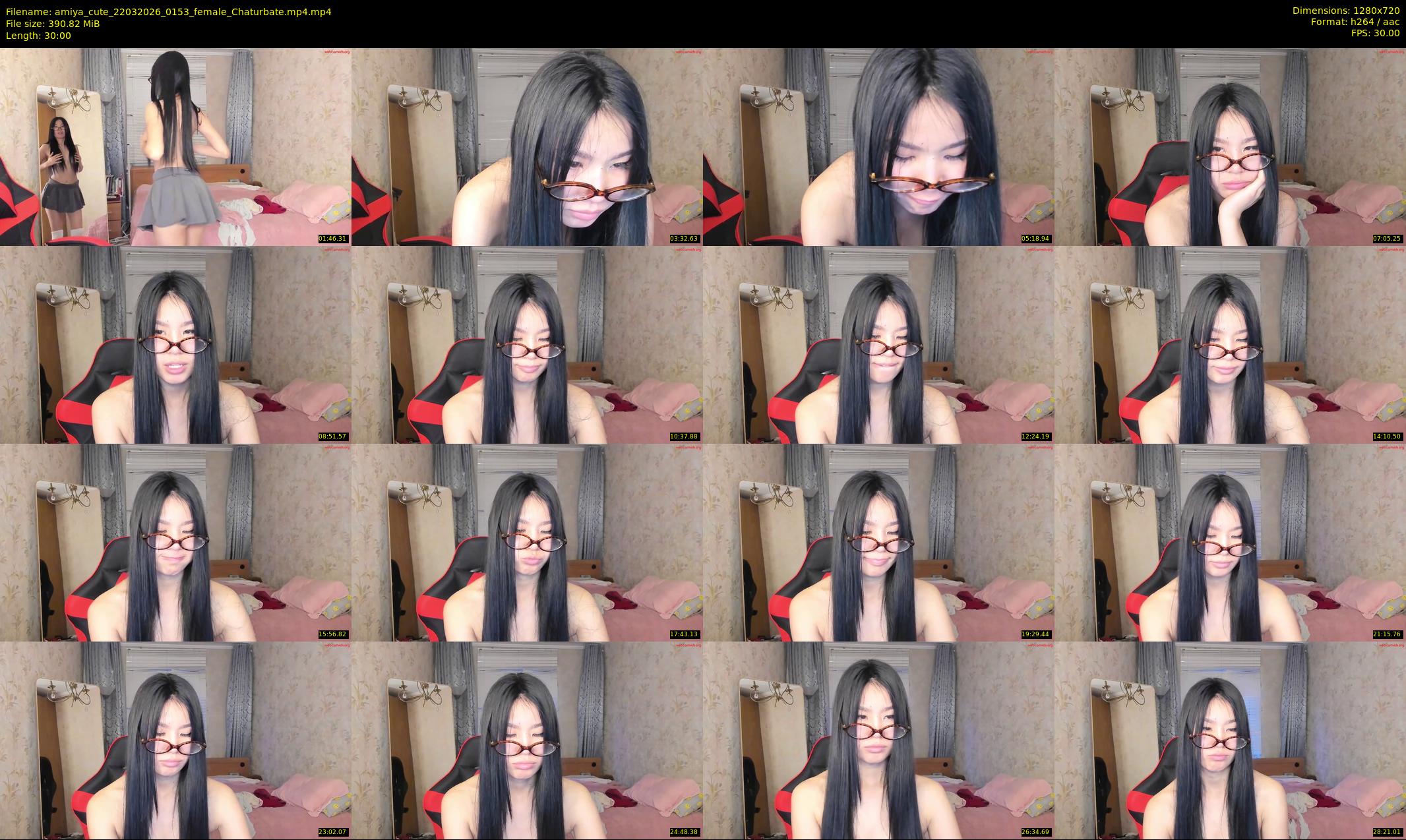 amiya_cute — 30 minute Chaturbate female cam show recording, 720p, Mar 22, 2026