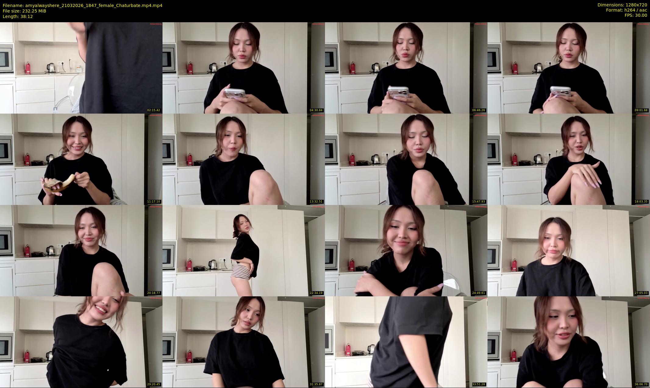 amyalwayshere — 39 minute Chaturbate female cam show recording, 720p, Mar 21, 2026