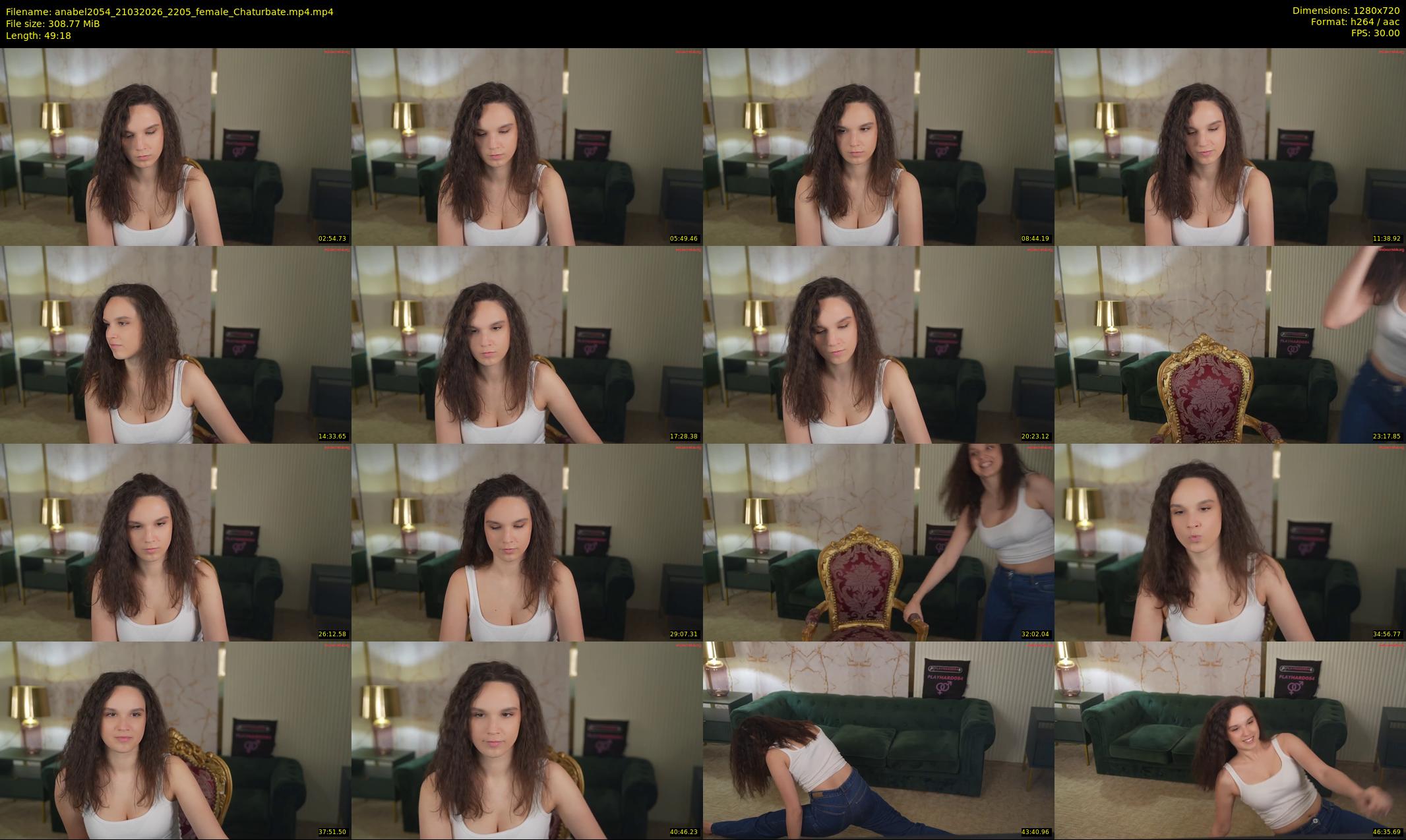 anabel2054 — 50 minute Chaturbate female cam show recording, 720p, Mar 21, 2026