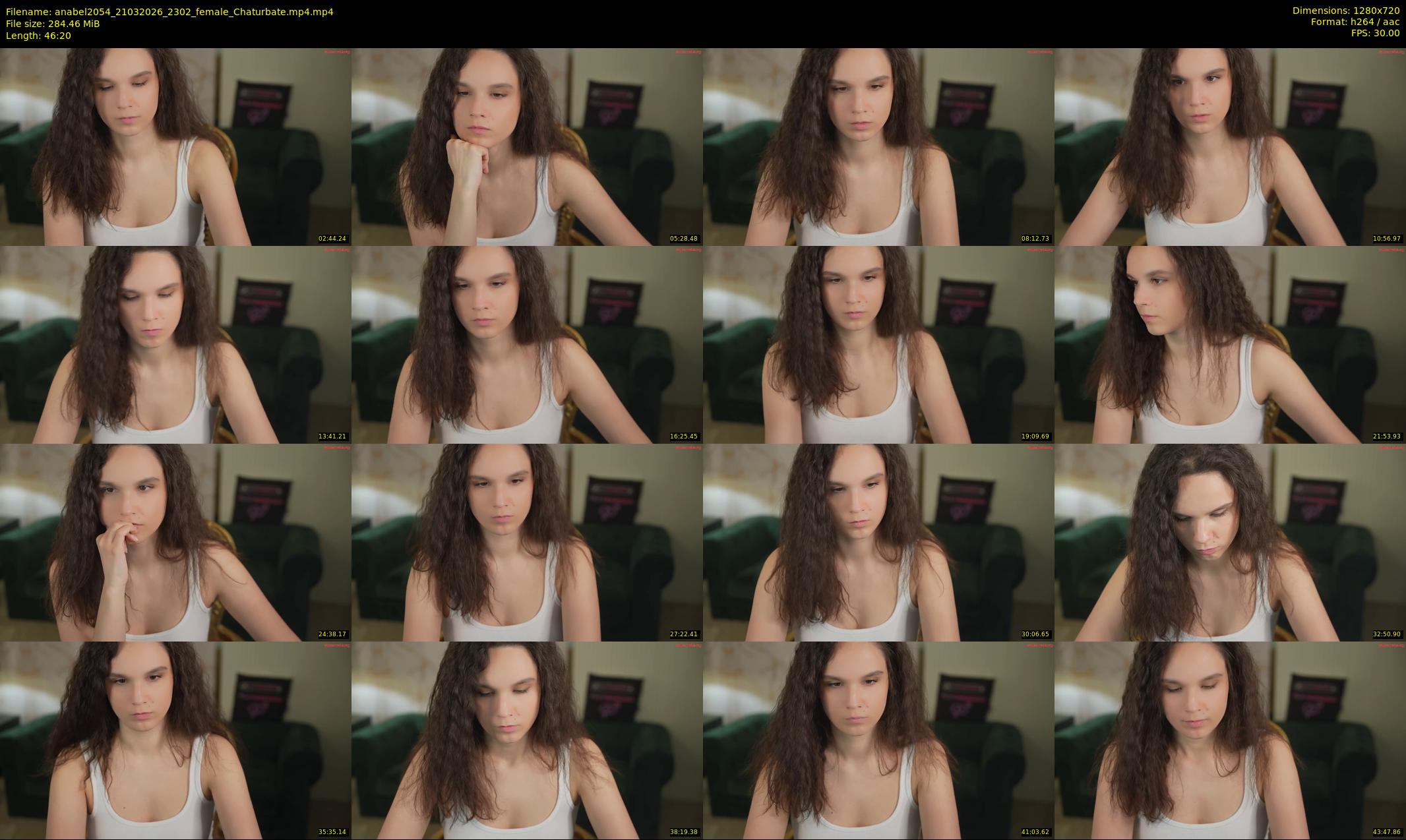 anabel2054 — 47 minute Chaturbate female cam show recording, 720p, Mar 21, 2026