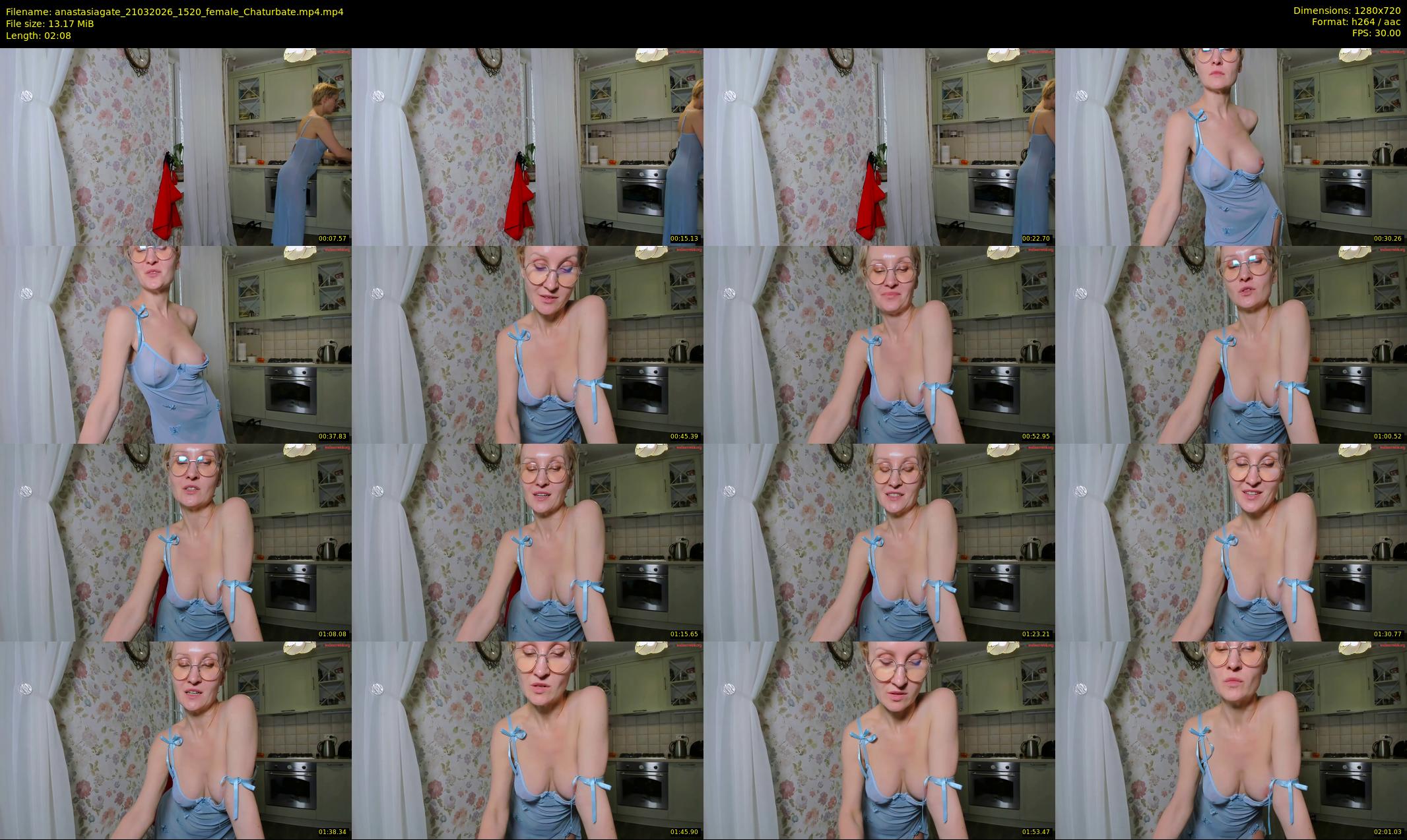 anastasiagate — 3 minute Chaturbate female cam show recording, 720p, Mar 21, 2026