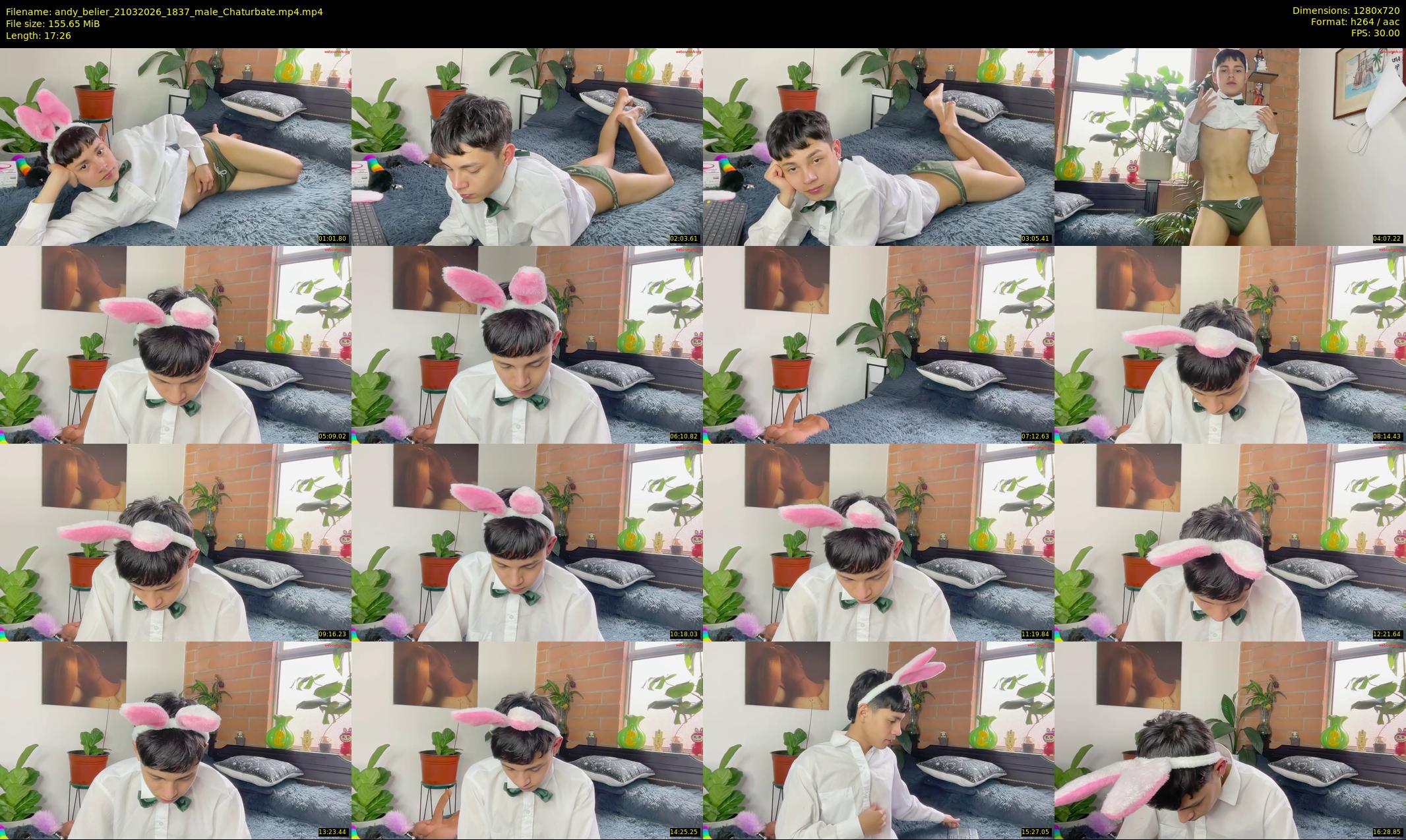 andy_belier — 18 minute Chaturbate male cam show recording, 720p, Mar 21, 2026
