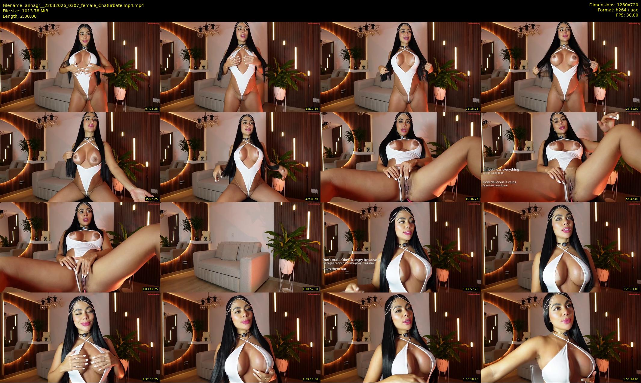 annagr_ — 120 minute Chaturbate female cam show recording, 720p, Mar 22, 2026