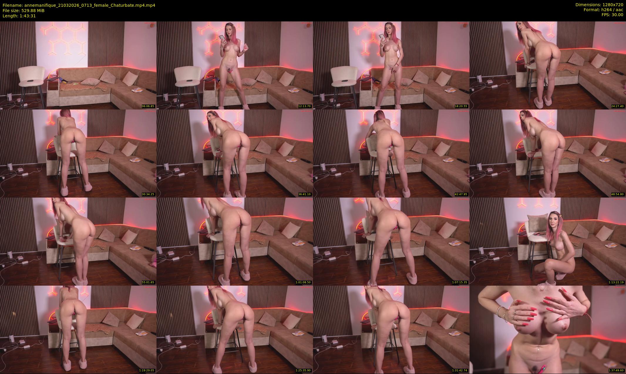annemanifique — 104 minute Chaturbate female cam show recording, 720p, Mar 21, 2026