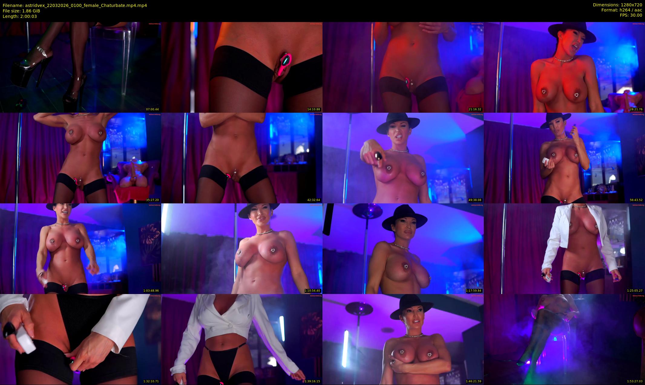 astridvex — 121 minute Chaturbate female cam show recording, 720p, Mar 22, 2026