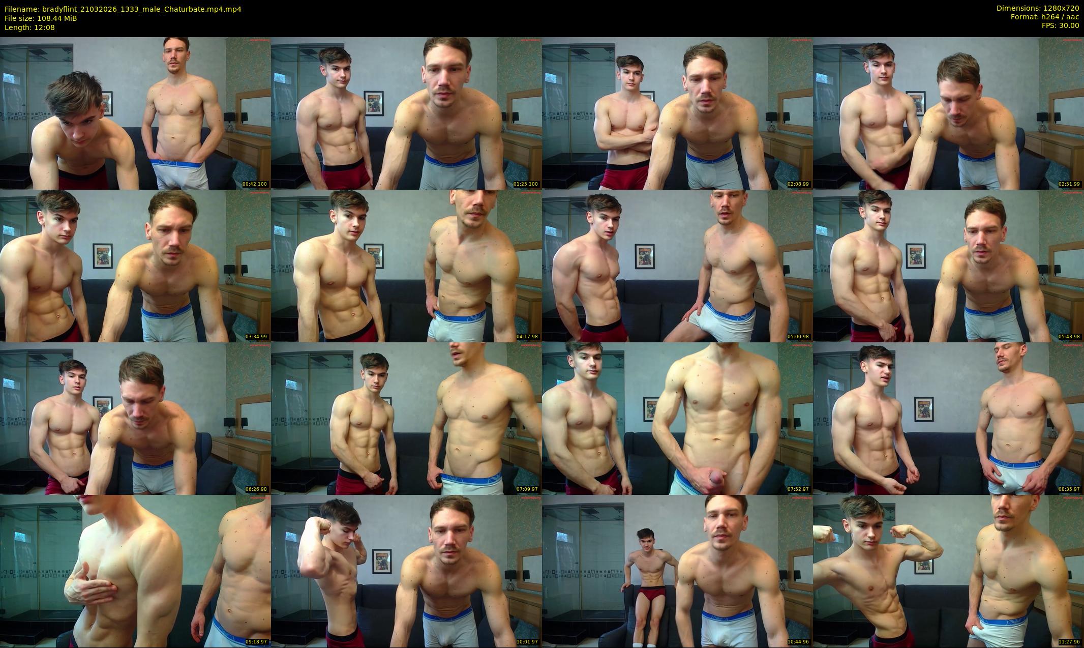 bradyflint — 13 minute Chaturbate male cam show recording, 720p, Mar 21, 2026